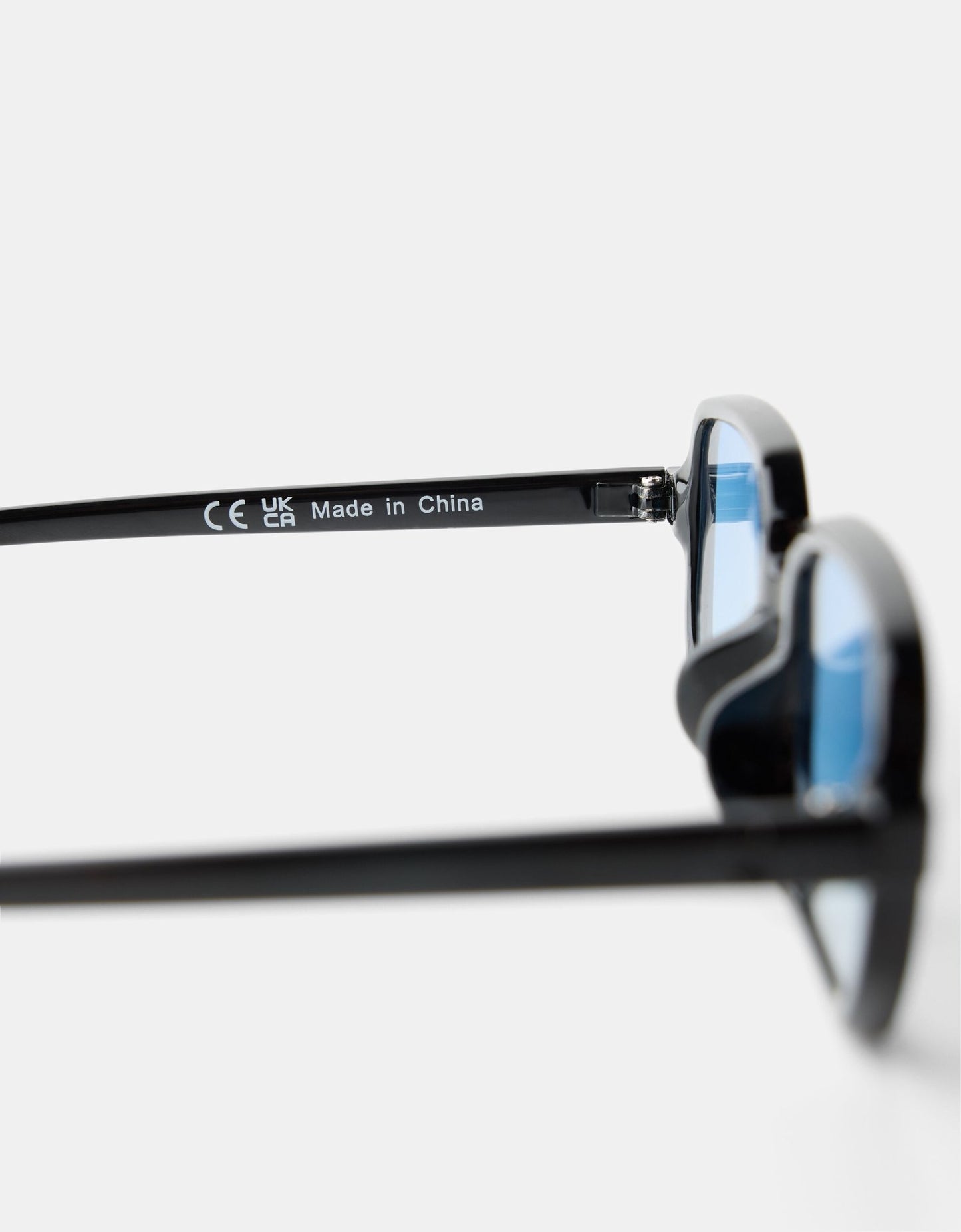 Bershka blue lense sunglasses in black - ASOS Sample Sale