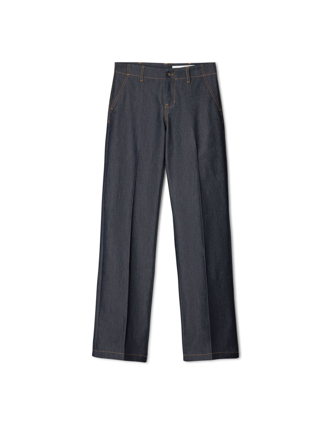 Bershka drawstring waist wide leg jeans in indigo wash - ASOS Sample Sale
