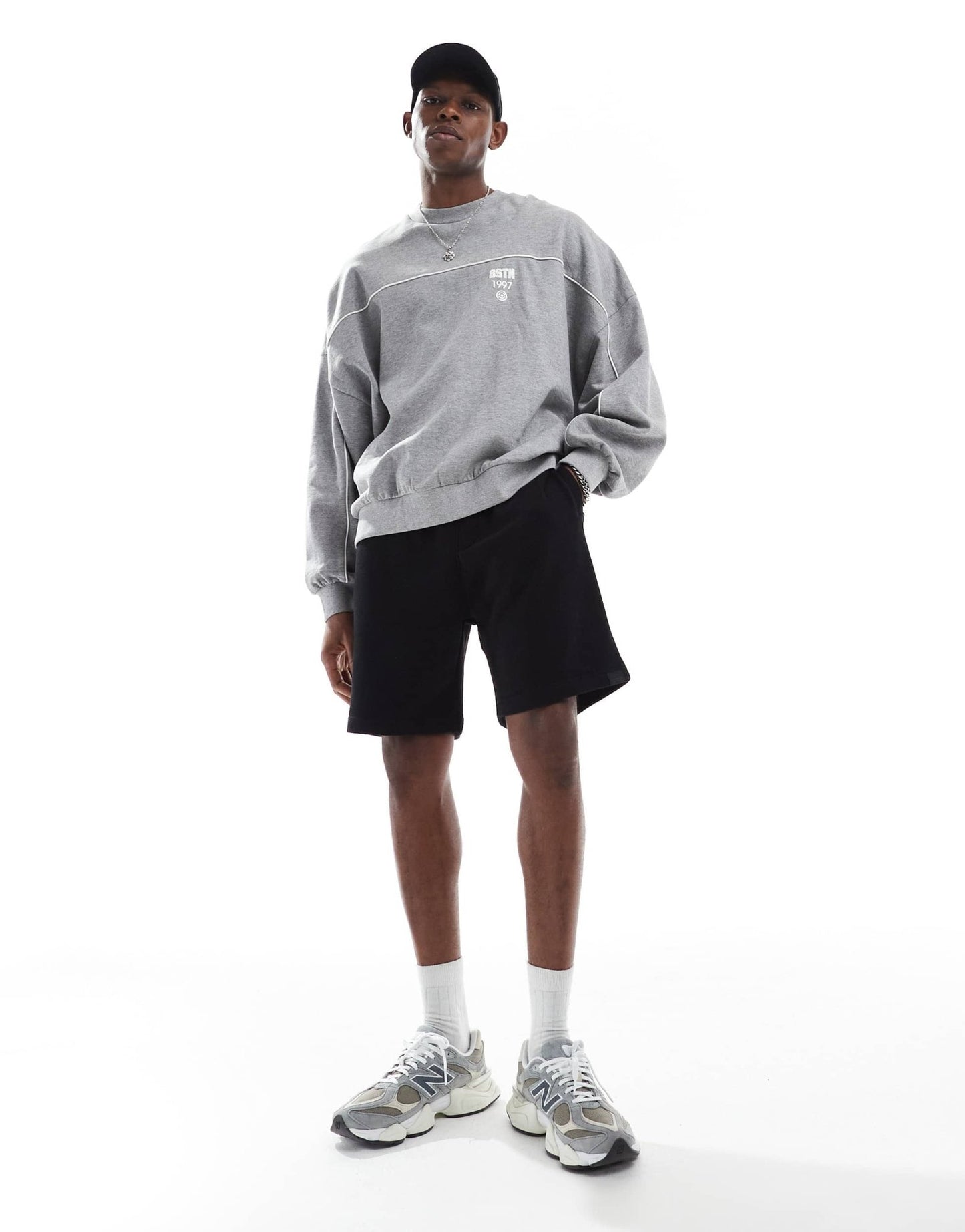 Bershka jersey shorts in black - ASOS Sample Sale