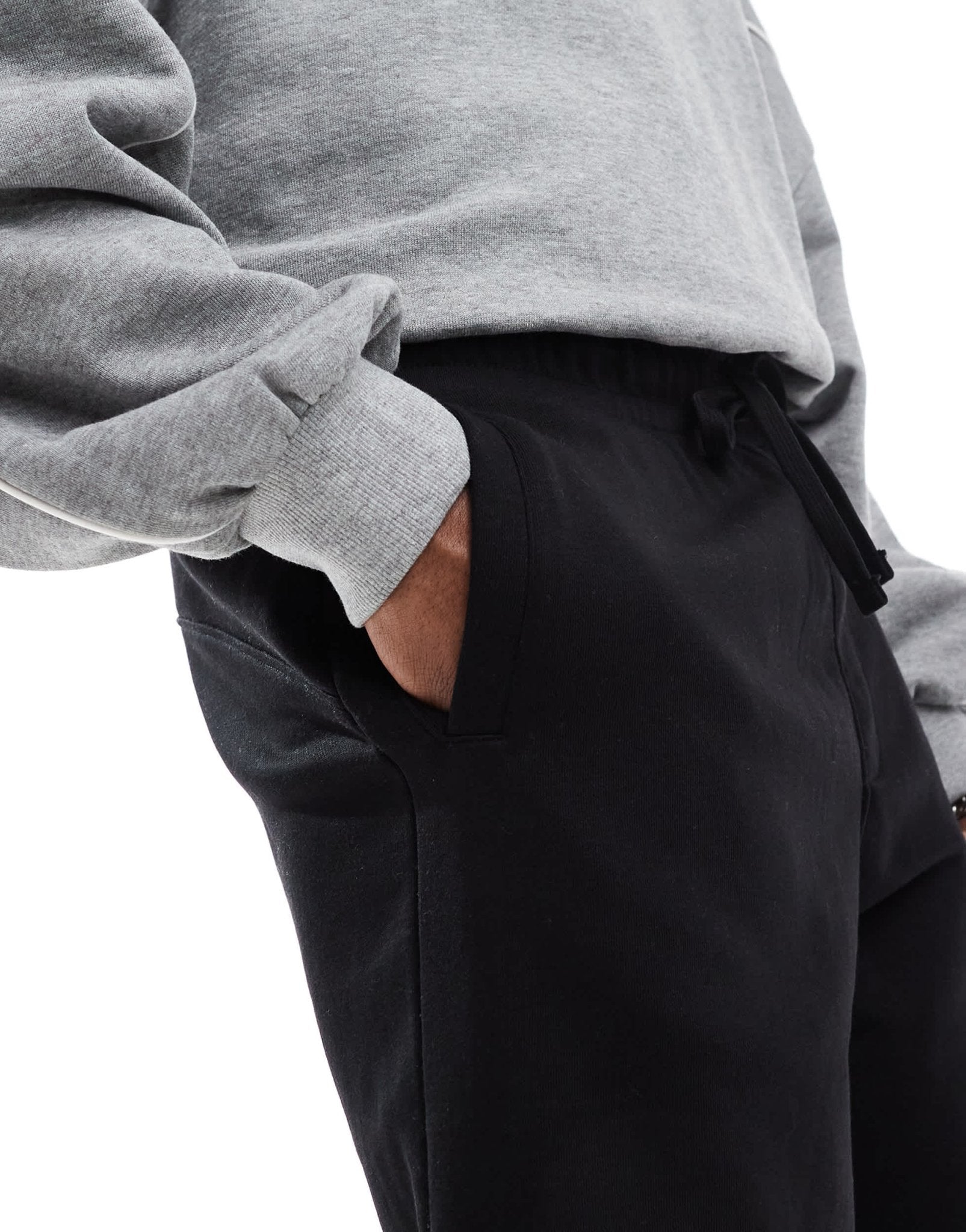 Bershka jersey shorts in black - ASOS Sample Sale