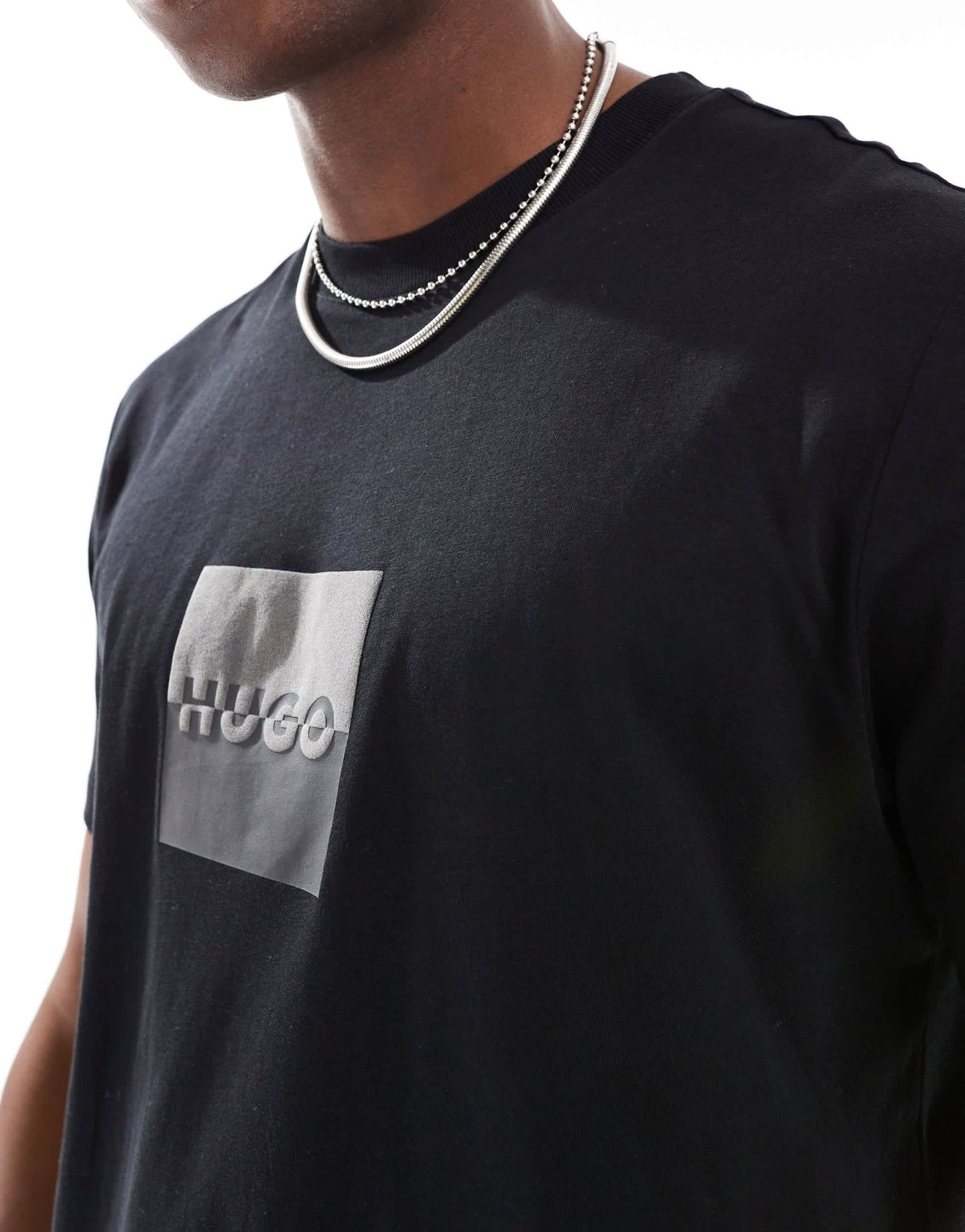 Bershka self stripe sheer shirt in black - ASOS Sample Sale