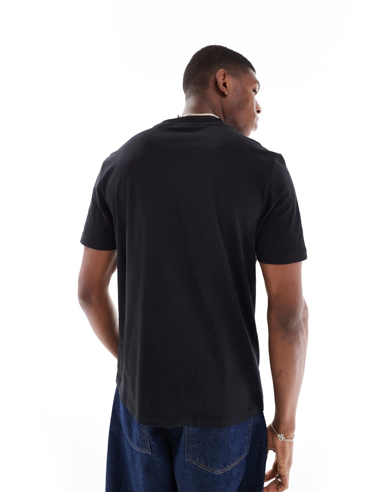 Bershka self stripe sheer shirt in black - ASOS Sample Sale