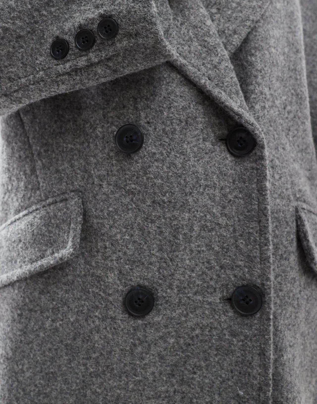 Bershka slouchy tailored coat in grey - ASOS Sample Sale