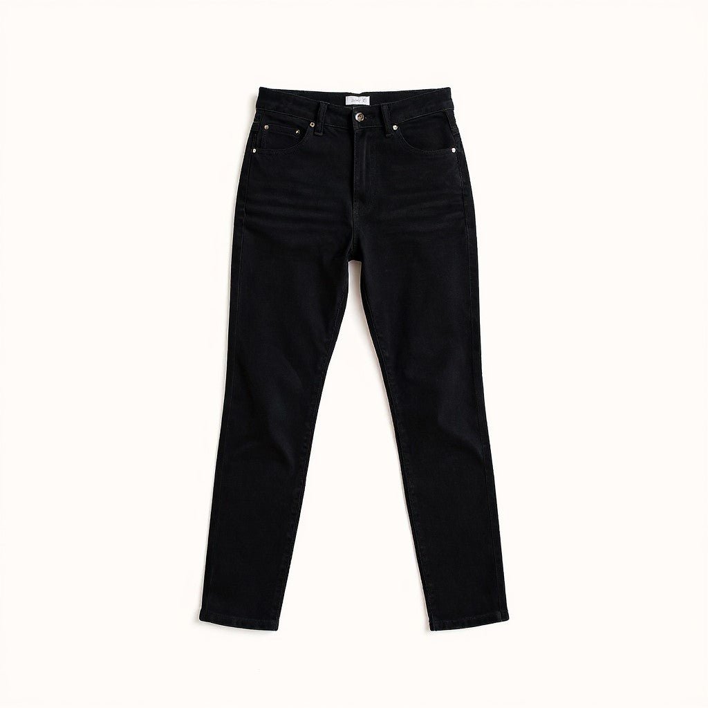 Bershka Tall comfort fit mom jean in black - ASOS Sample Sale