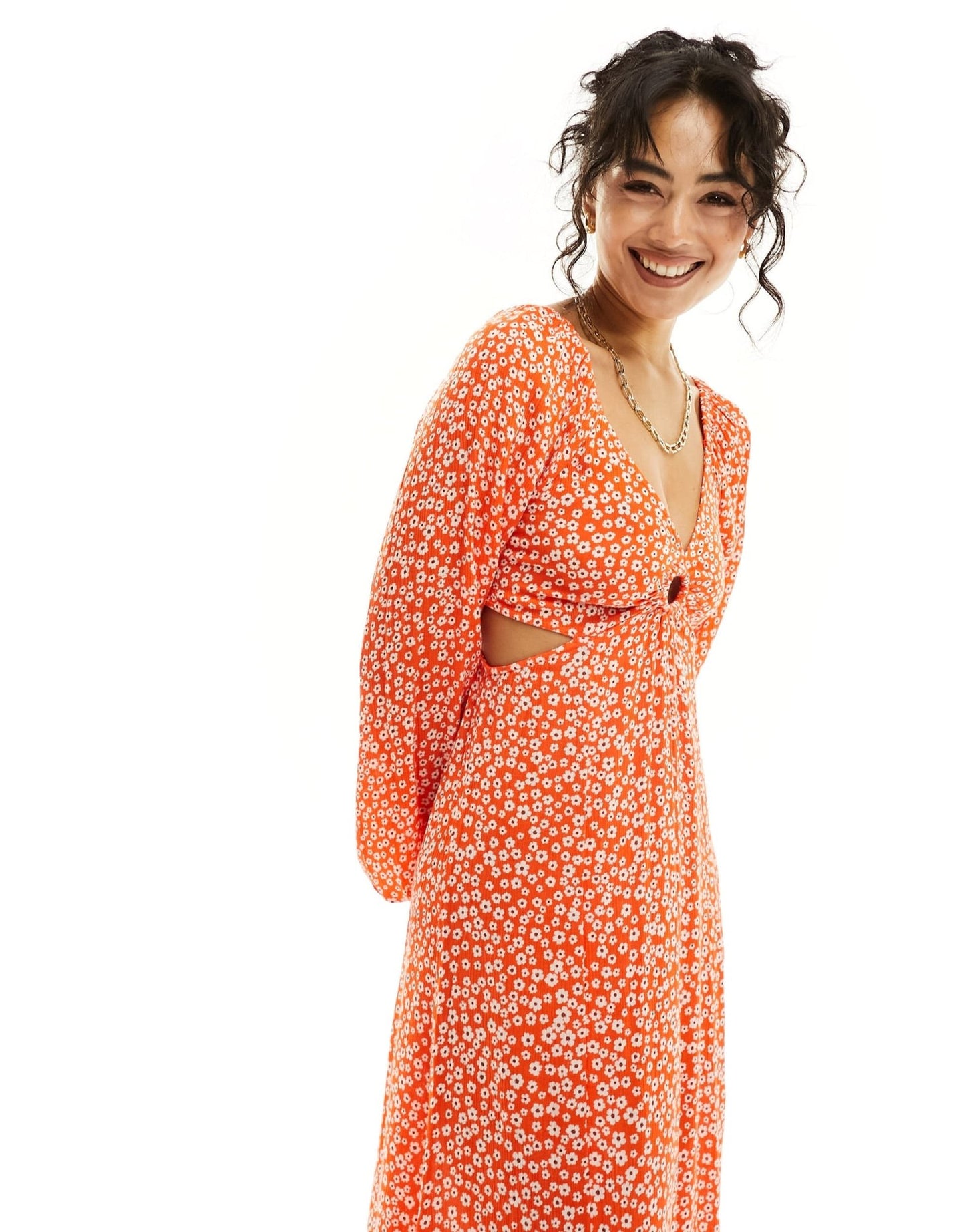 Billabong Last Call maxi beach dress in red - ASOS Sample Sale