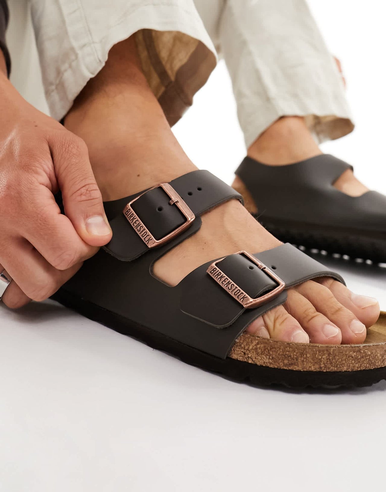 Birkenstock Milano birko - flor sandals in brown - ASOS Sample Sale