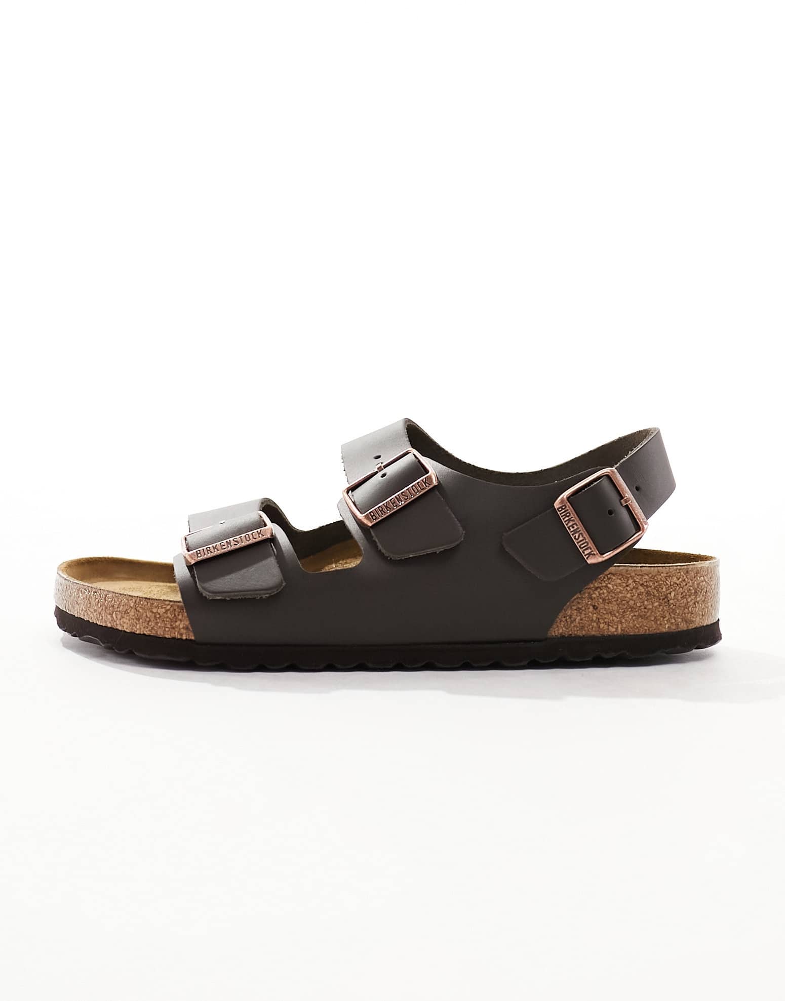 Birkenstock Milano birko - flor sandals in brown - ASOS Sample Sale