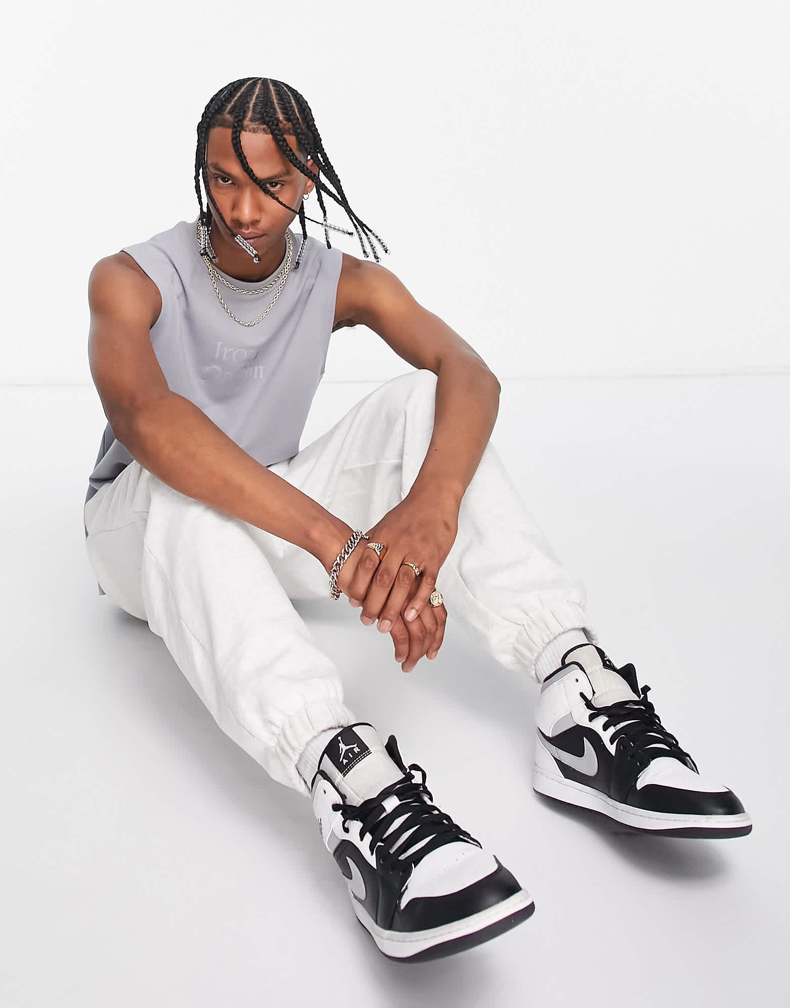 Bolongaro Trevor Sports tank in grey - ASOS Sample Sale