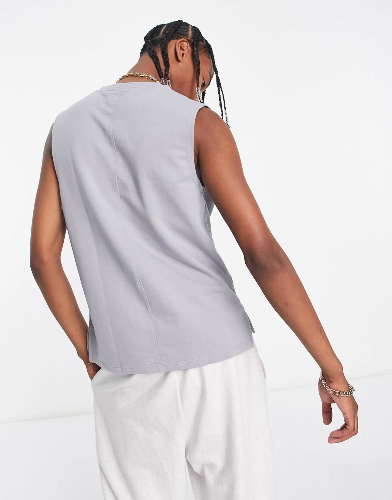 Bolongaro Trevor Sports tank in grey - ASOS Sample Sale