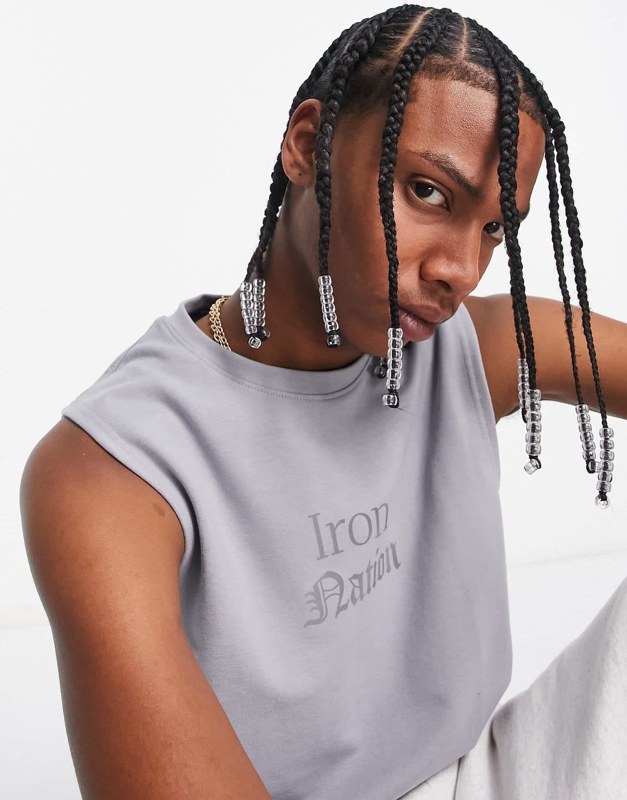 Bolongaro Trevor Sports tank in grey - ASOS Sample Sale