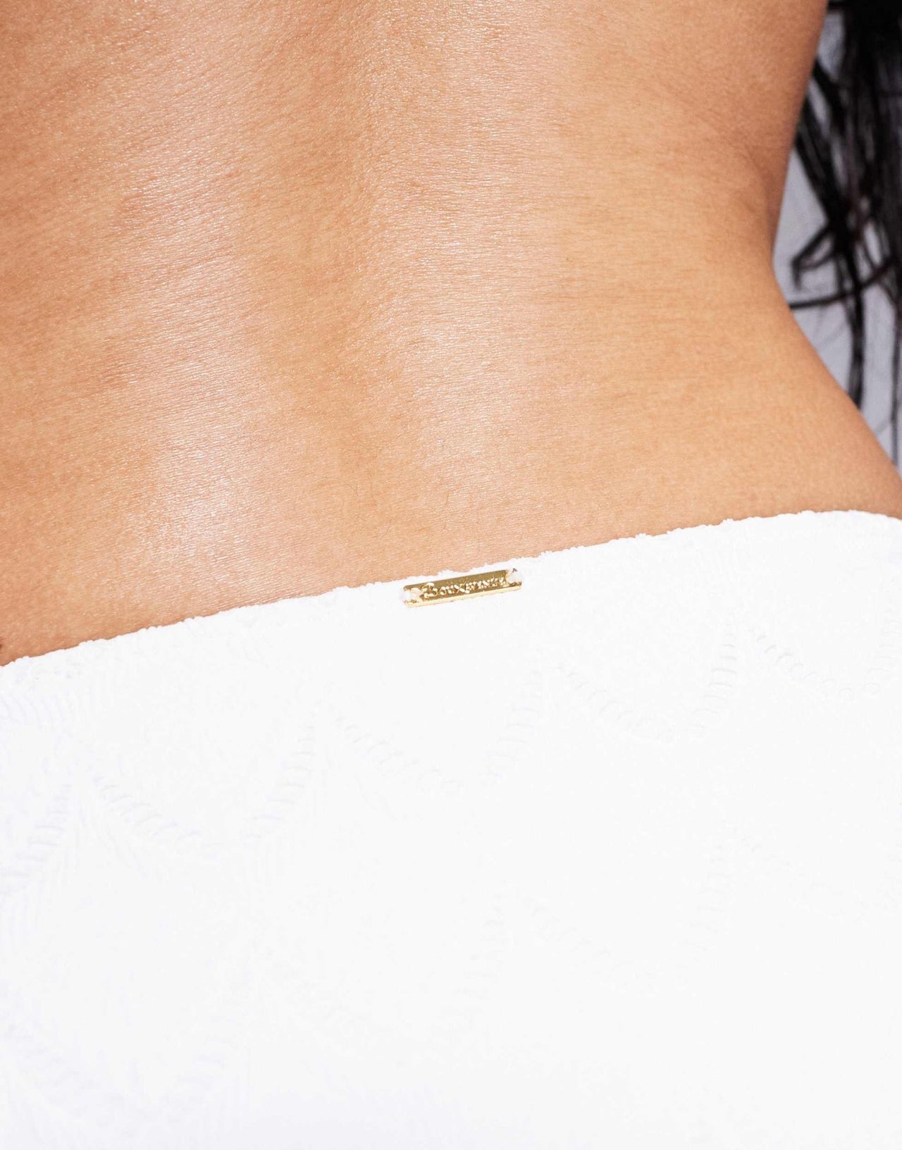 Boux Avenue broderie brazilian bikini bottom in white - ASOS Sample Sale