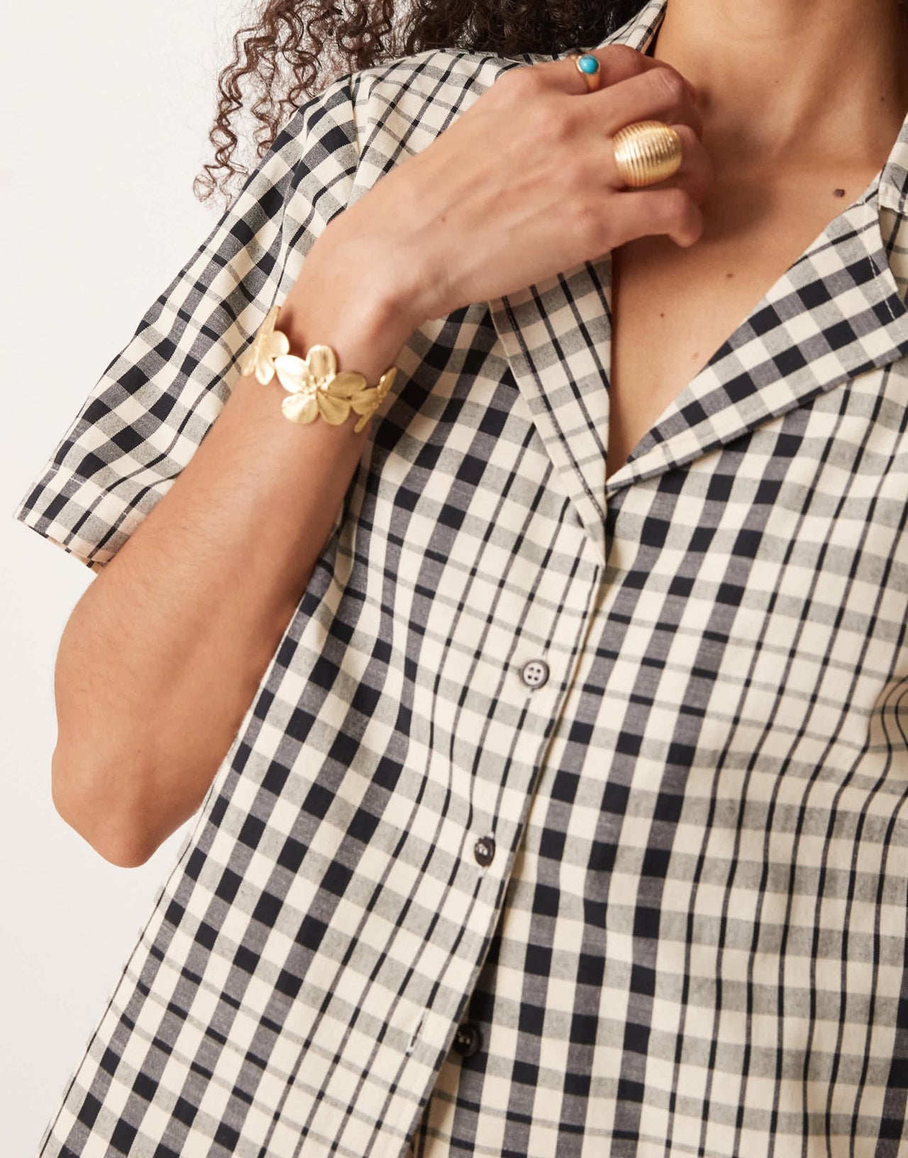 Brave Soul Co-ord relaxed short sleeve shirt in check design - ASOS Sample Sale