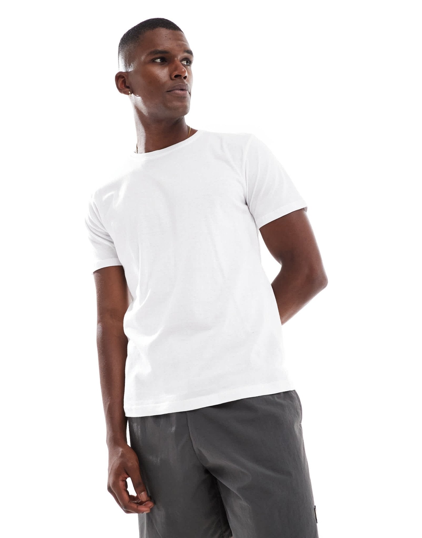 Brave Soul midweight short sleeve t-shirt in white - ASOS Sample Sale