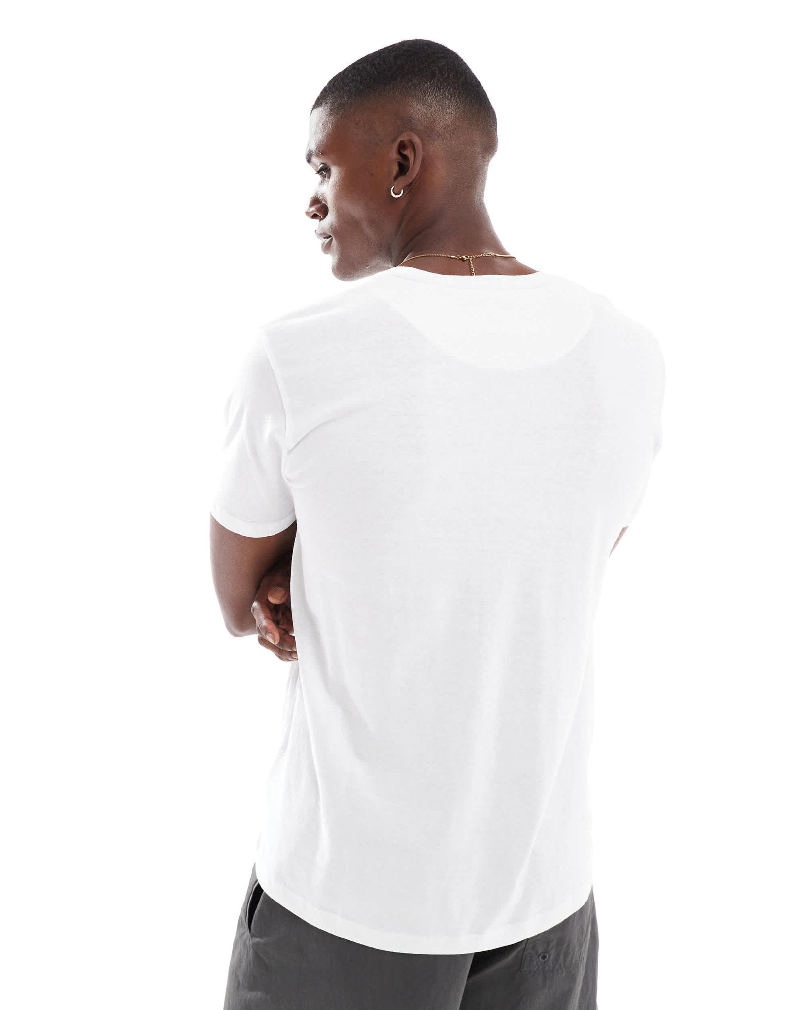 Brave Soul midweight short sleeve t-shirt in white - ASOS Sample Sale