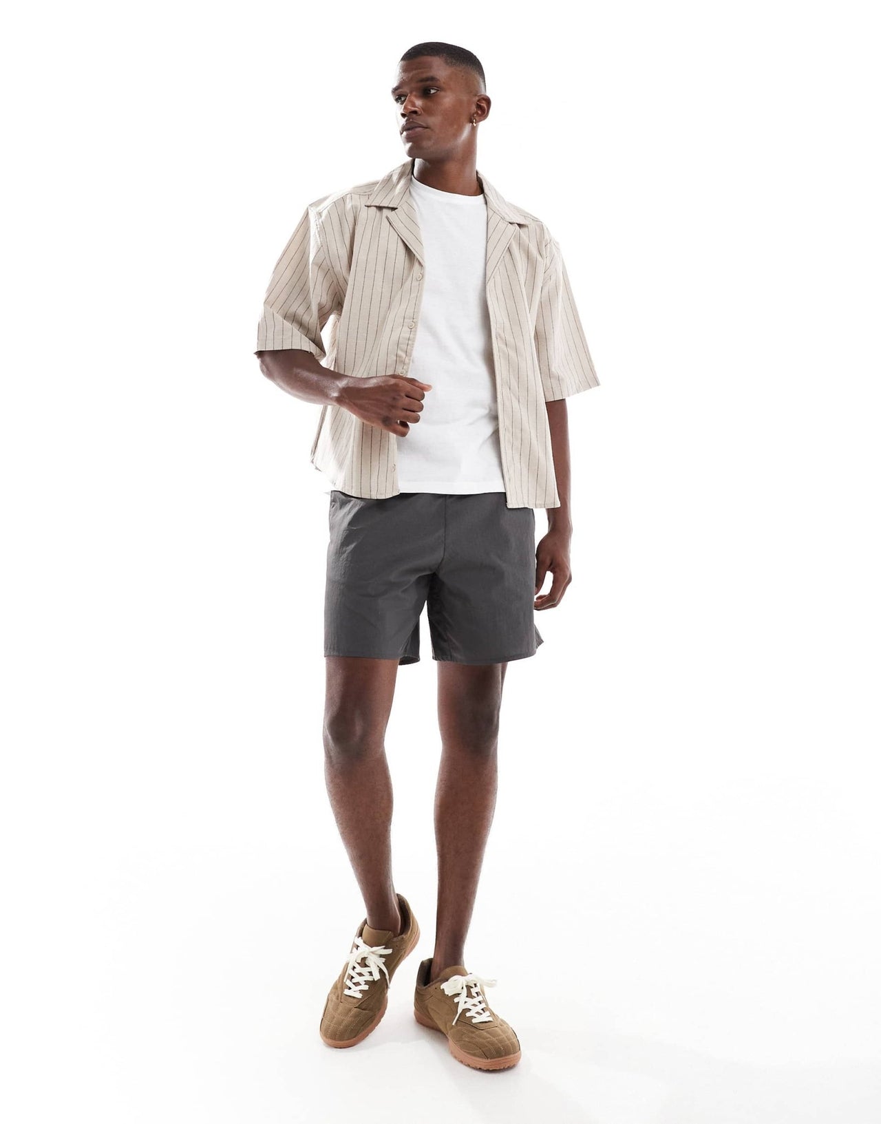 Brave Soul midweight short sleeve t-shirt in white - ASOS Sample Sale