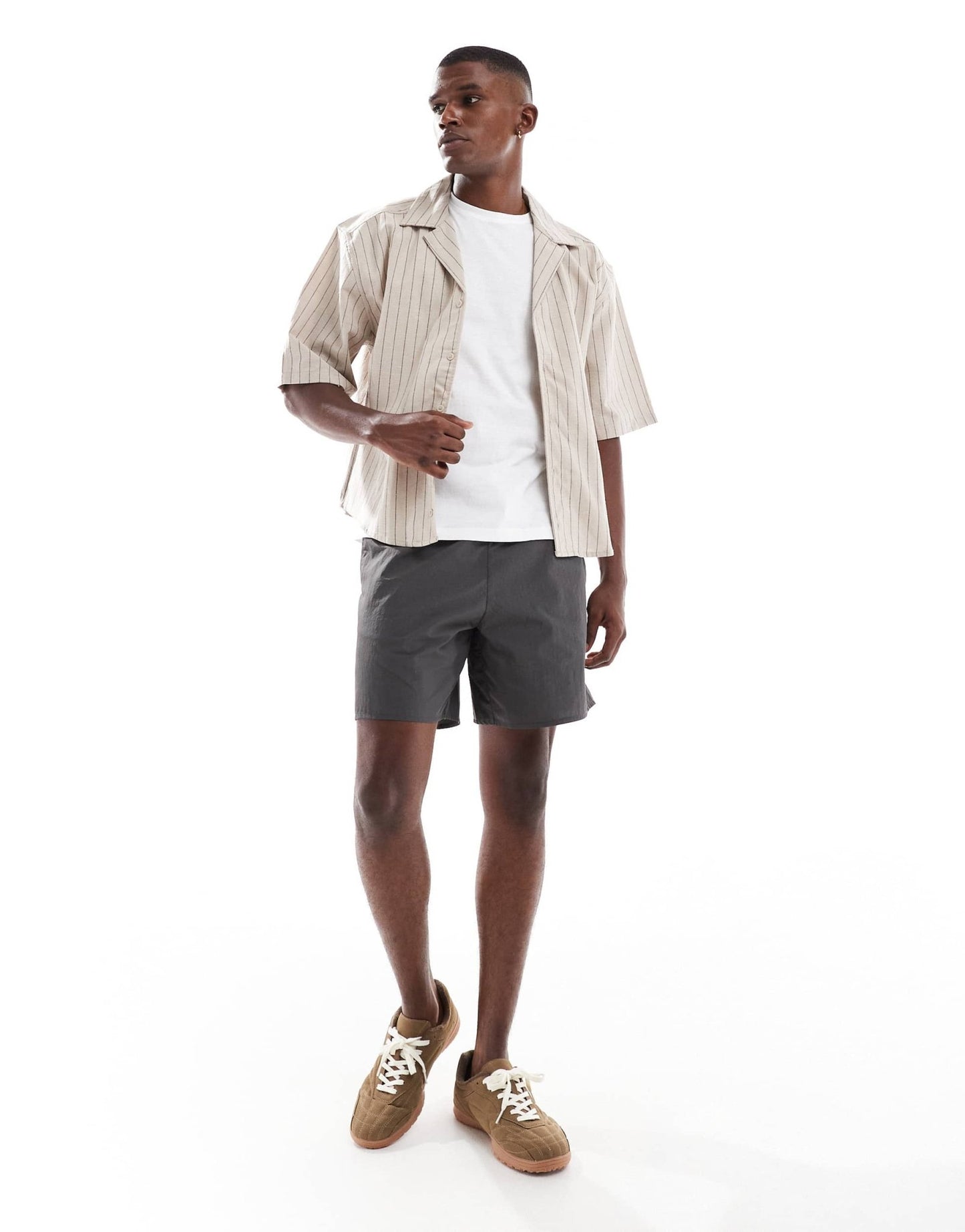 Brave Soul midweight short sleeve t-shirt in white - ASOS Sample Sale