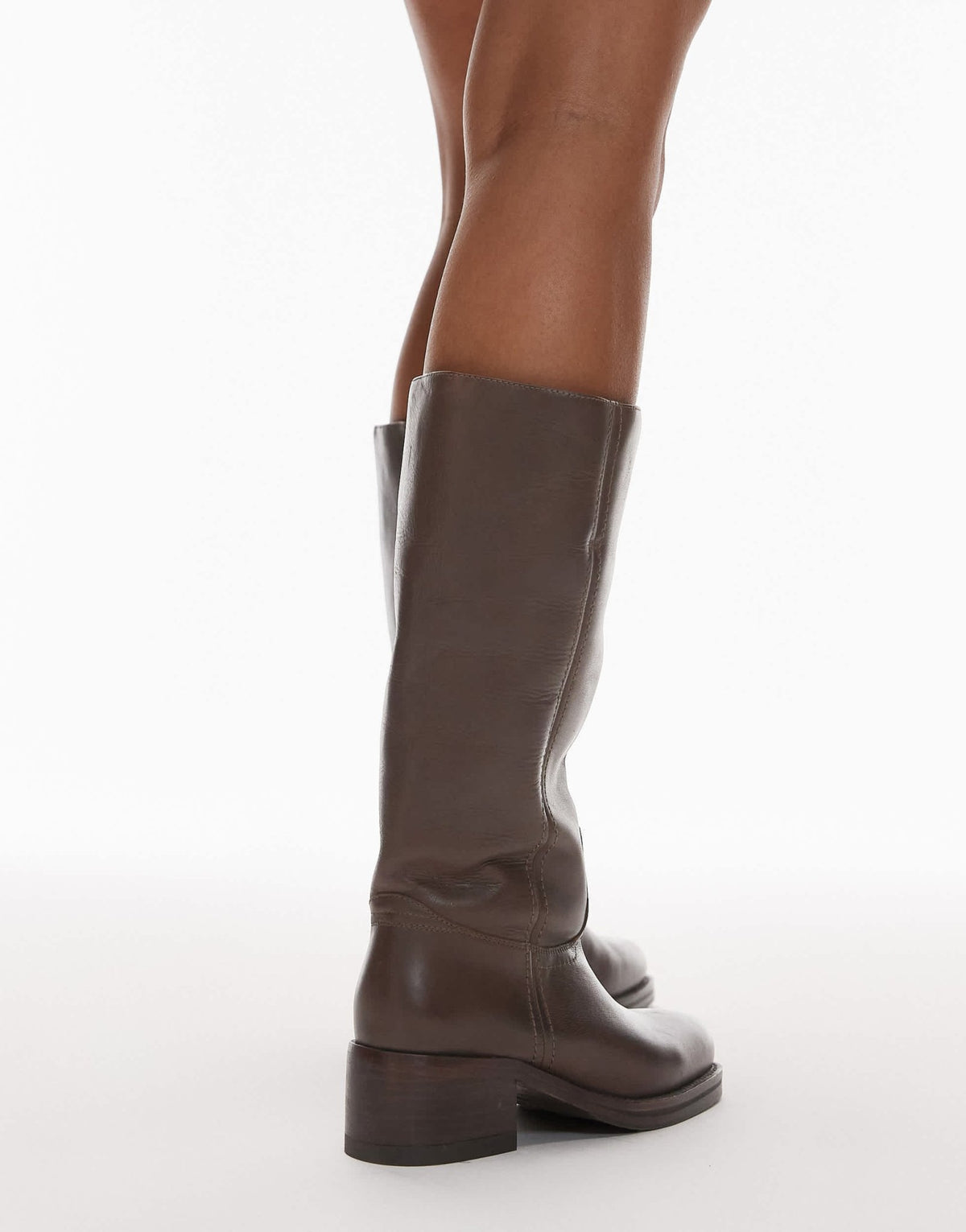 Bronx Ky-ley riding knee boot in coffee bean - ASOS Sample Sale
