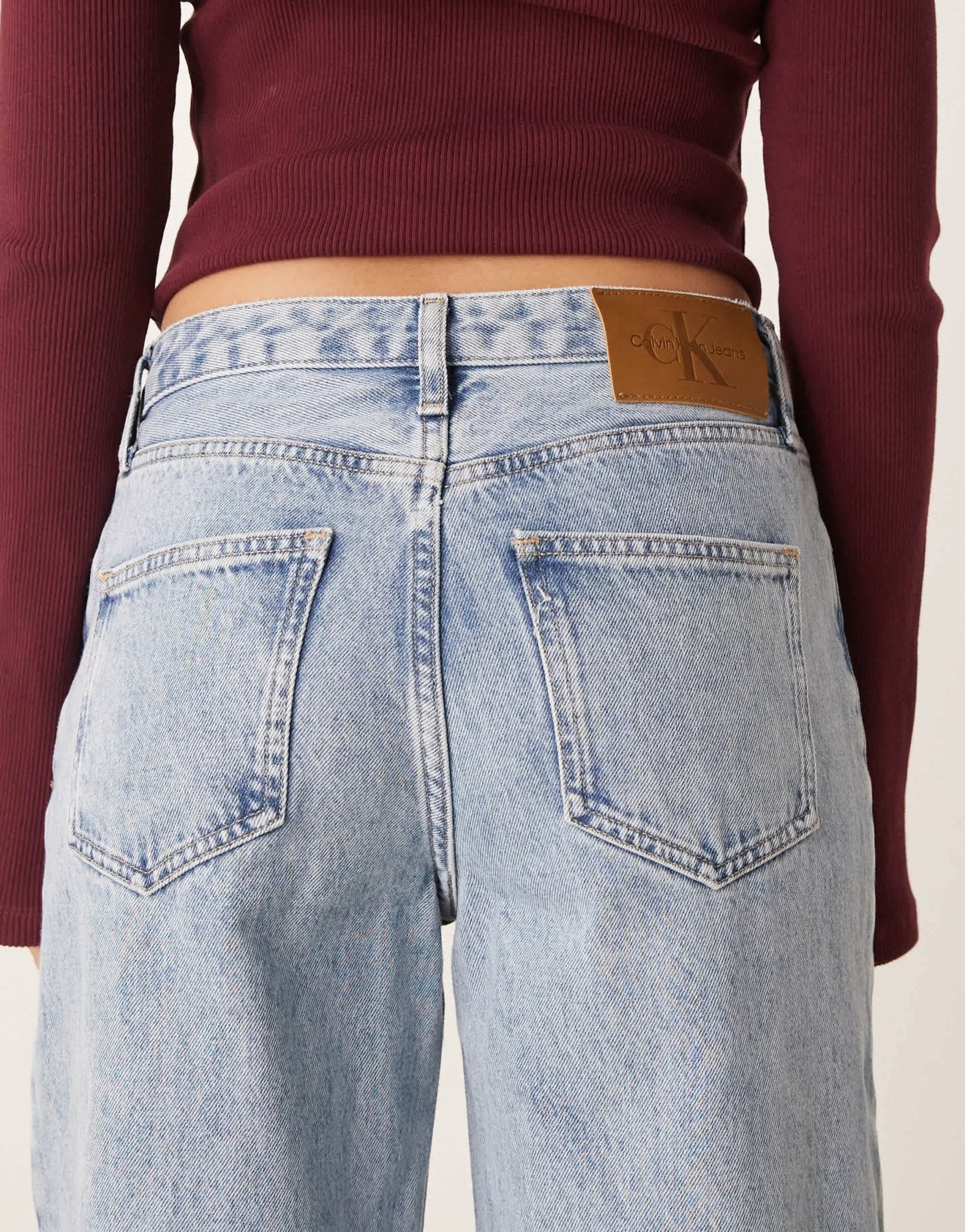 Calvin Klein Jeans 90s loose jeans in light wash - ASOS Sample Sale