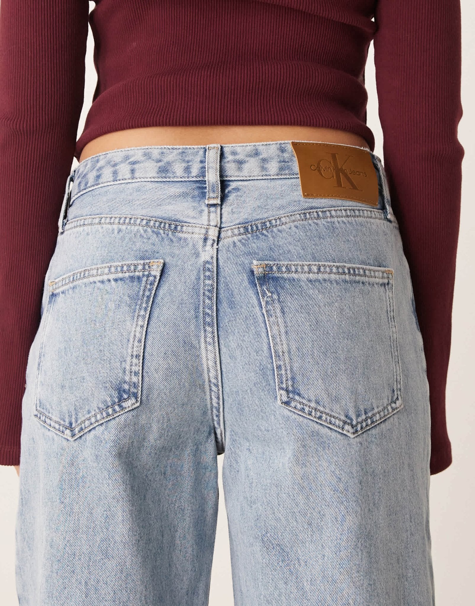 Calvin Klein Jeans 90s loose jeans in light wash - ASOS Sample Sale