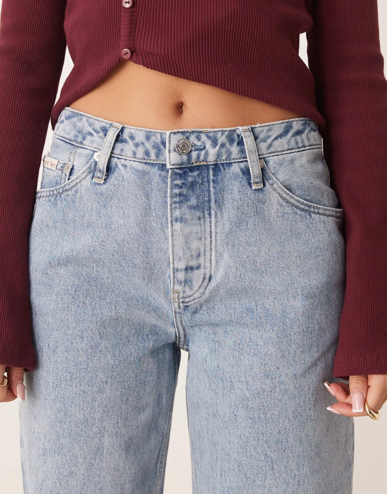 Calvin Klein Jeans 90s loose jeans in light wash - ASOS Sample Sale