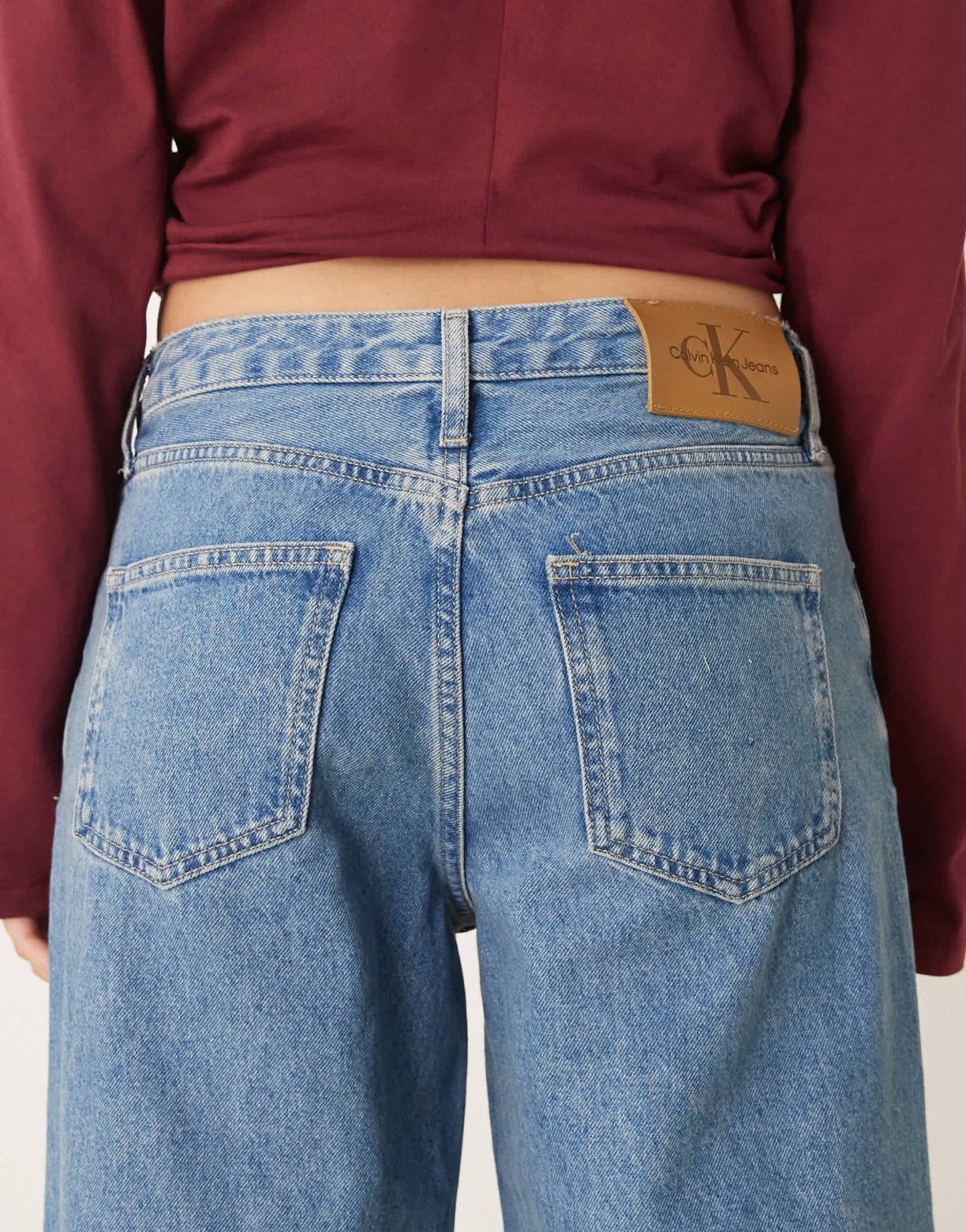Calvin Klein Jeans 90's loose jeans in mid wash - ASOS Sample Sale