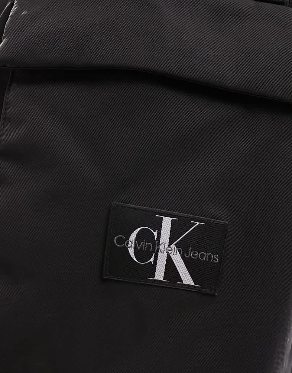 Calvin Klein Jeans light padded cargo skirt in black - ASOS Sample Sale