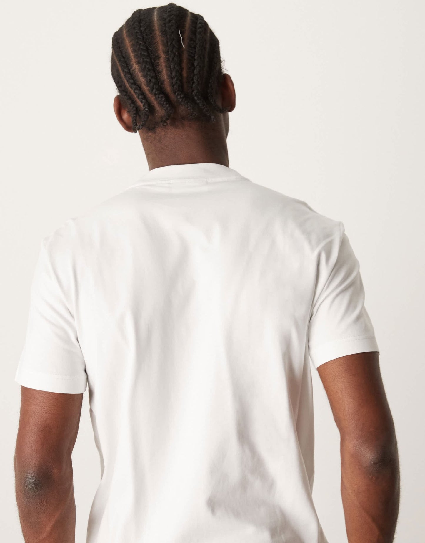Calvin Klein Jeans premium heavyweight t-shirt in white - ASOS Sample Sale