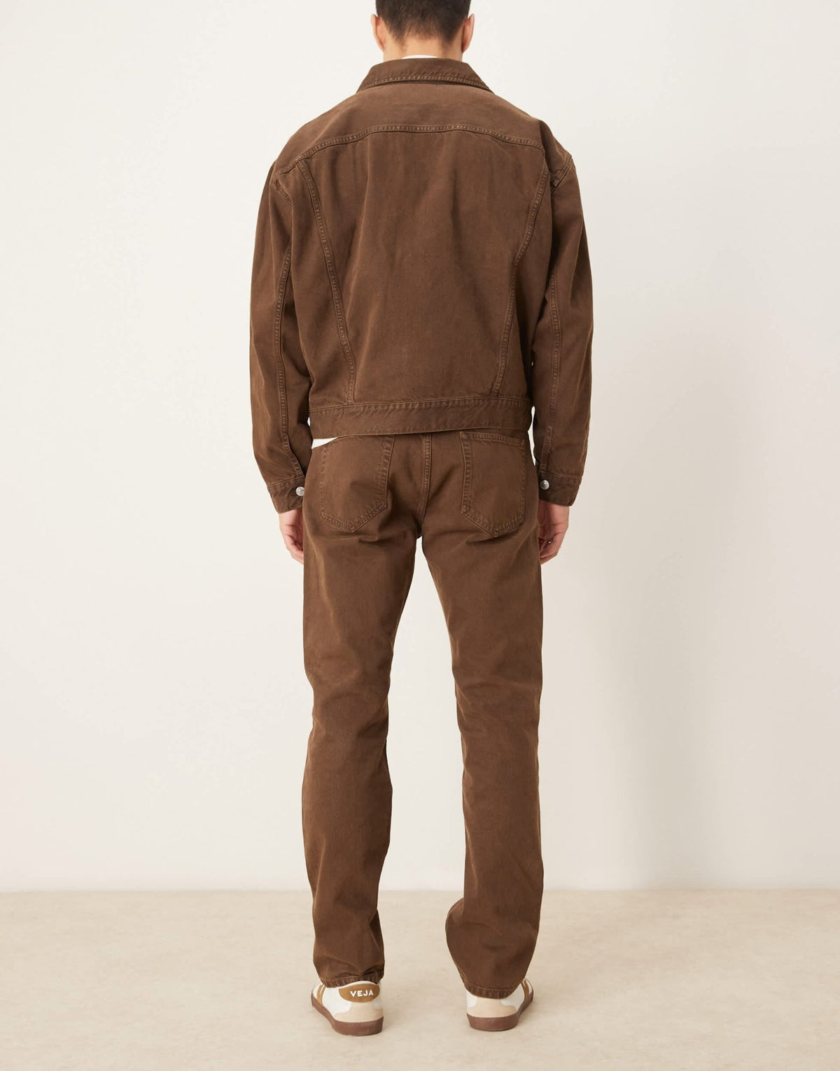 Calvin Klein Jeans standard straight jeans in dark brown - ASOS Exclusive - ASOS Sample Sale