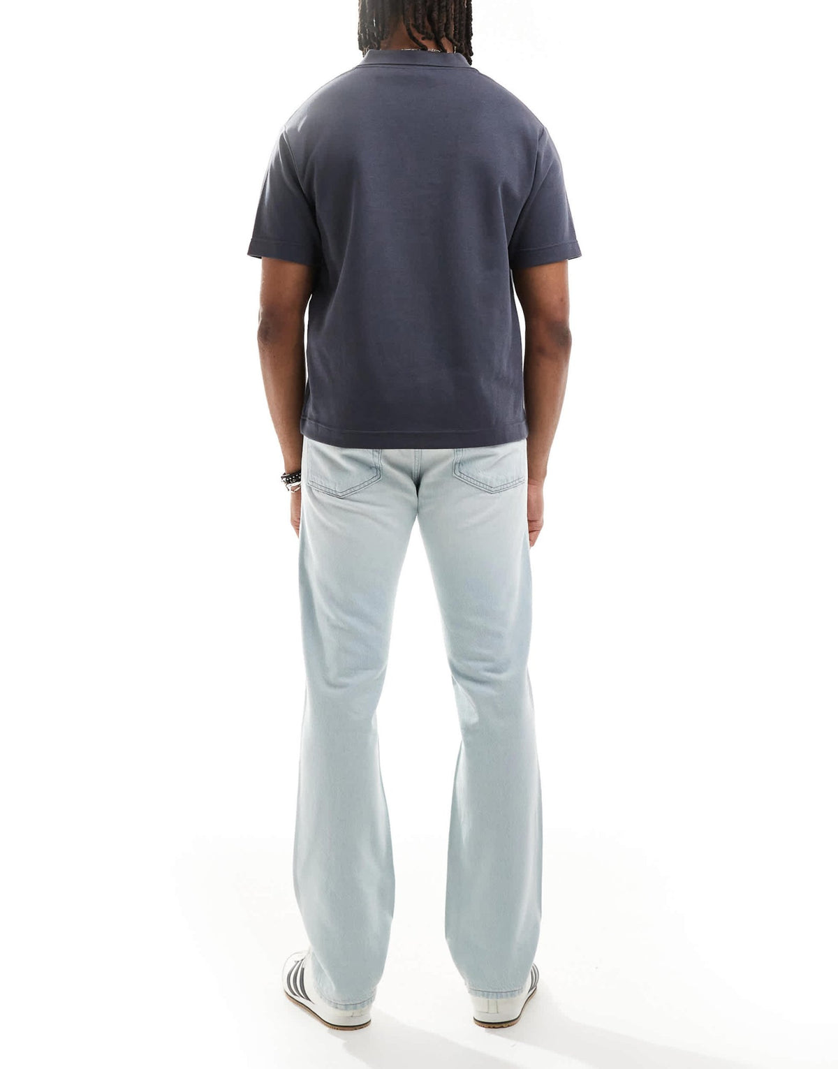 Calvin Klein Jeans standard straight jeans in sunbleached wash - ASOS Sample Sale