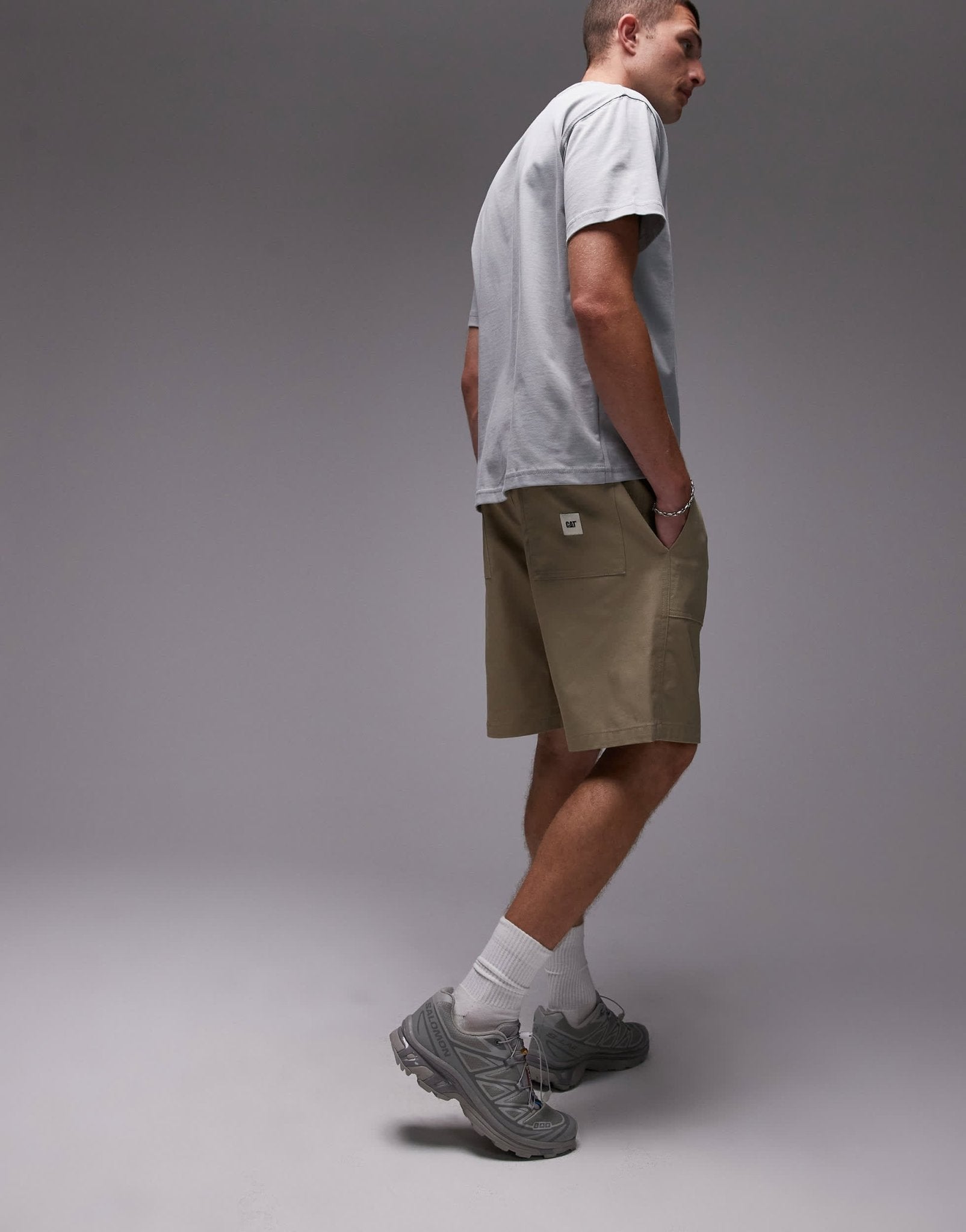 CAT WWR cargo short in beige - ASOS Sample Sale
