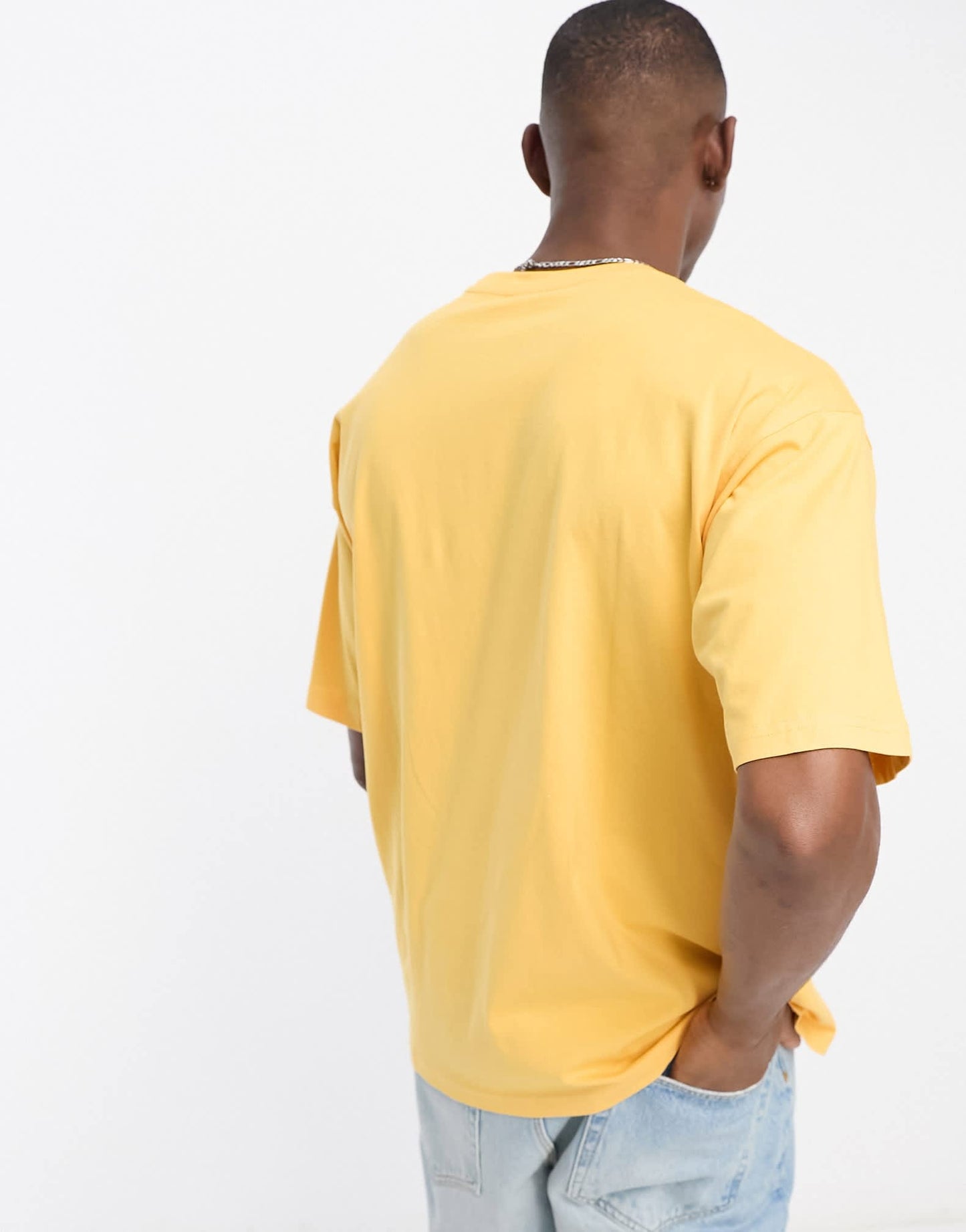 Champion Rochester good vibes graphic print t-shirt in yellow - ASOS Sample Sale