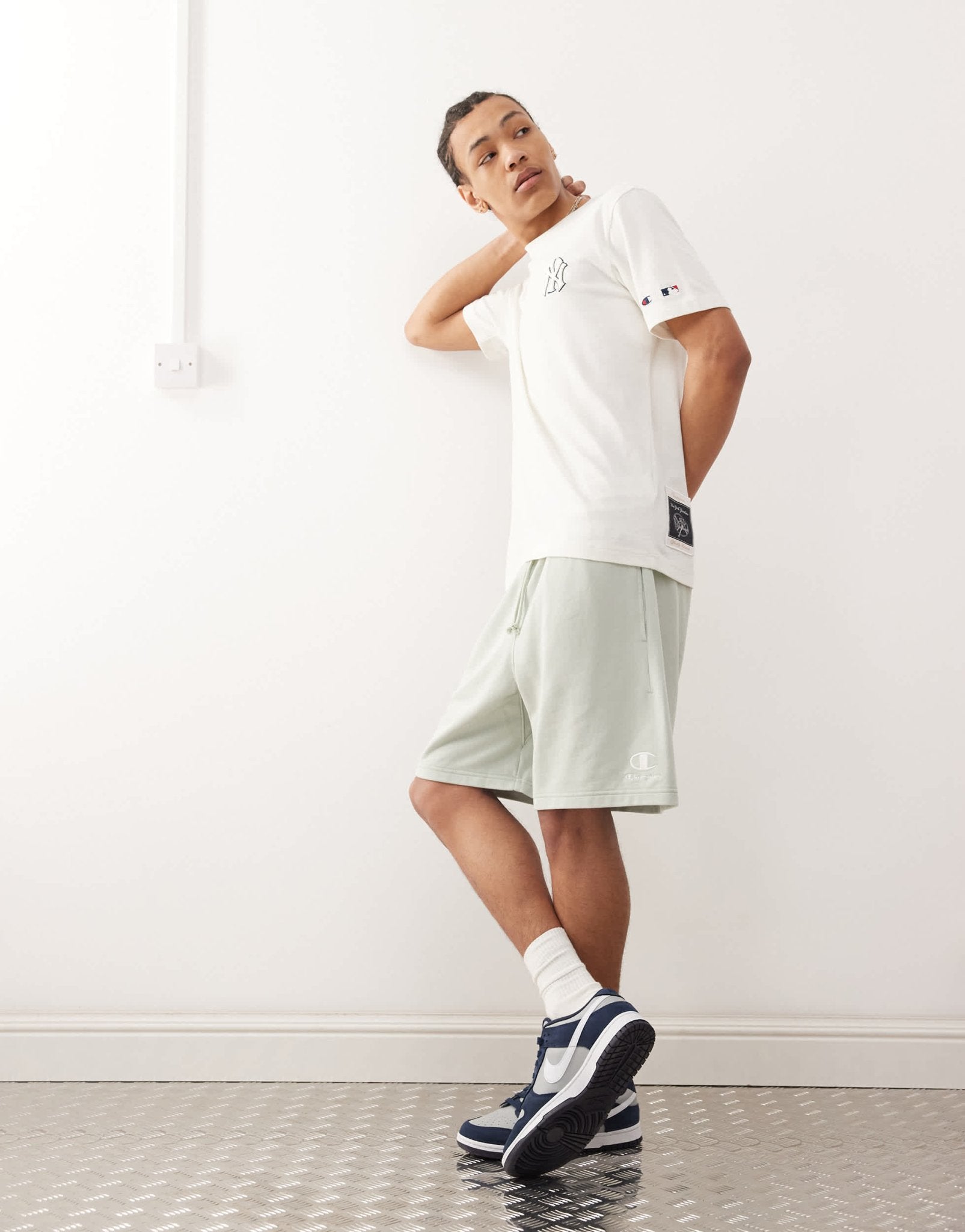 Champion shorts in mint green - ASOS Sample Sale