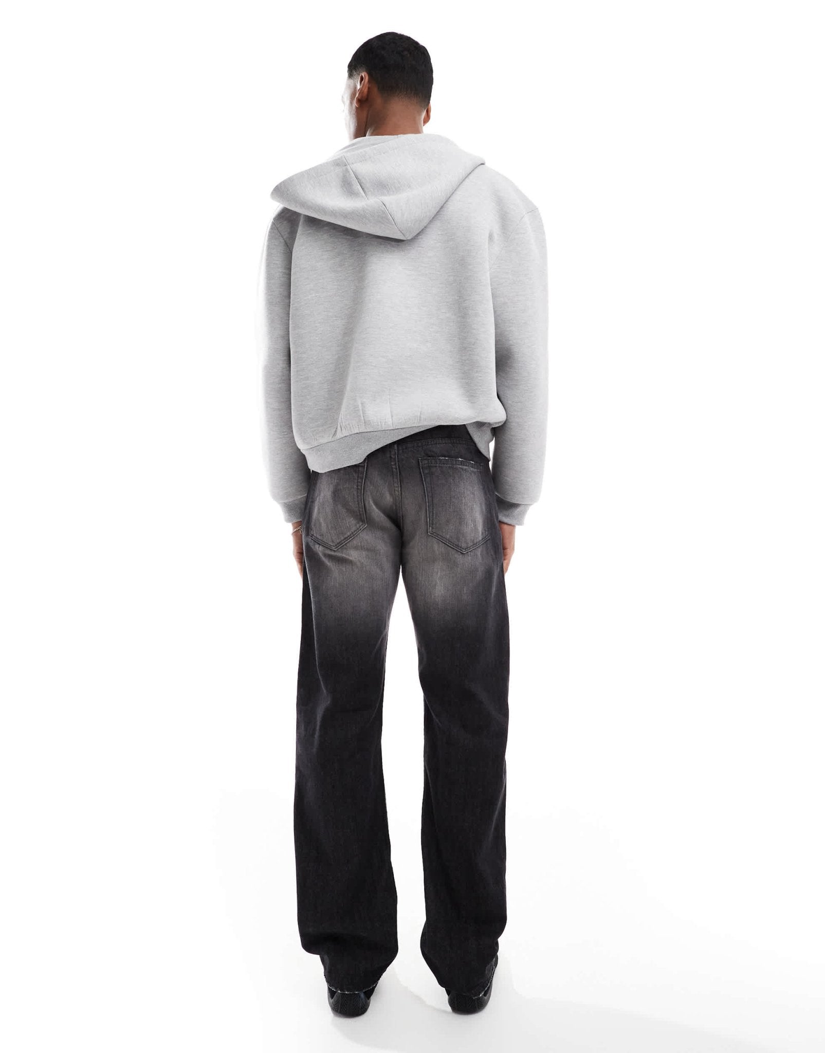 Cheap Monday Anti rigid straight leg jeans in rubby black wash - ASOS Sample Sale
