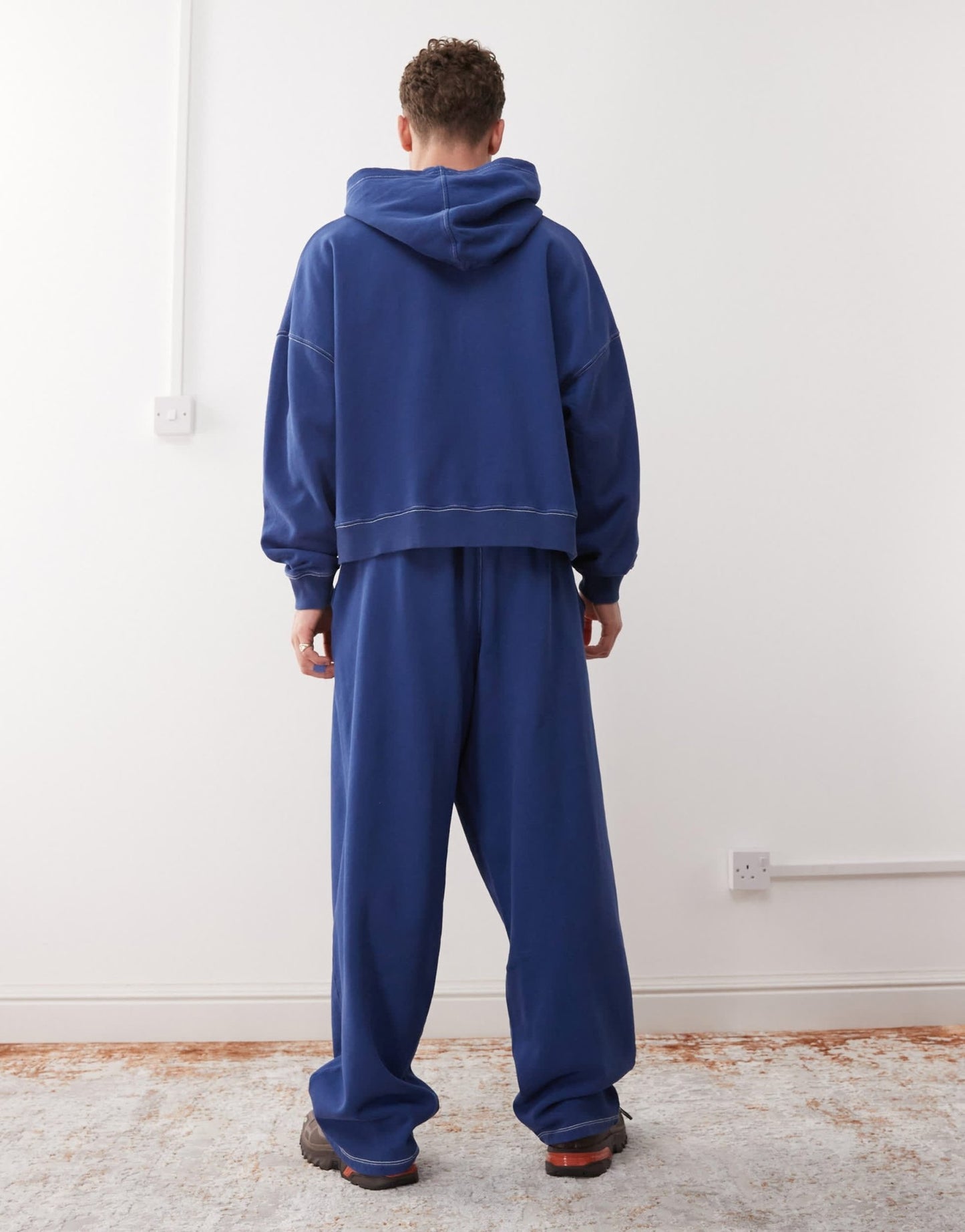 COLLUSION baggy relaxed jogger in washed navy - ASOS Sample Sale