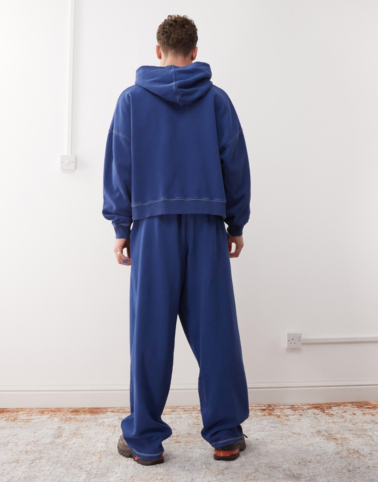 COLLUSION baggy relaxed jogger in washed navy - ASOS Sample Sale
