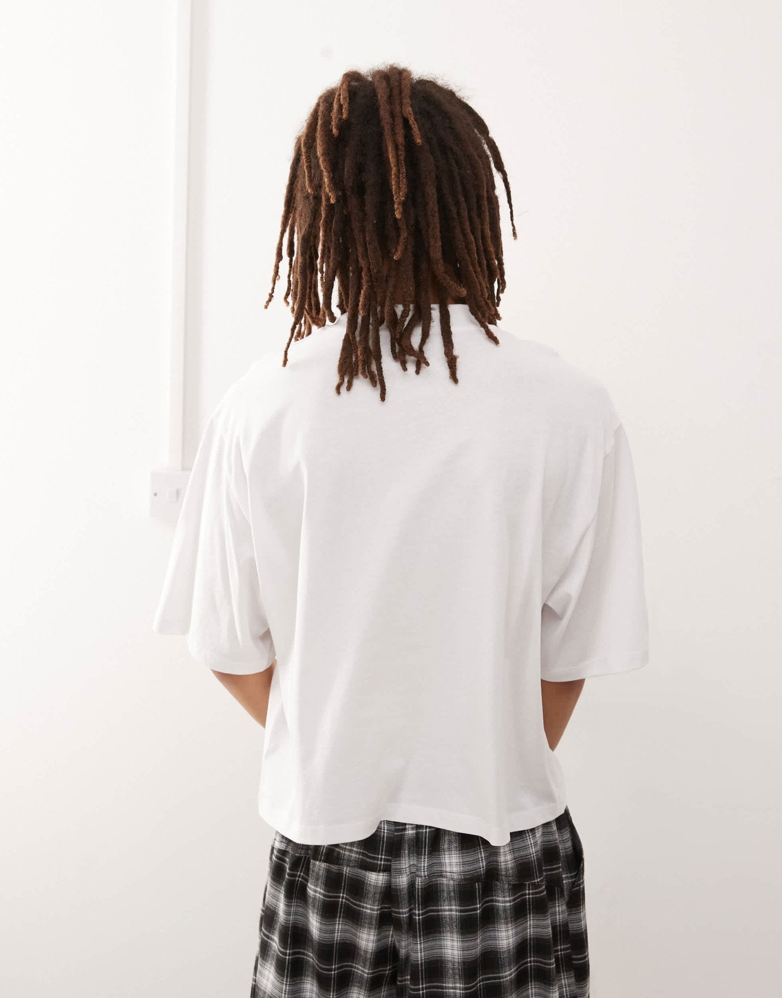 COLLUSION boxy boxy oversized t-shirt in white - ASOS Sample Sale