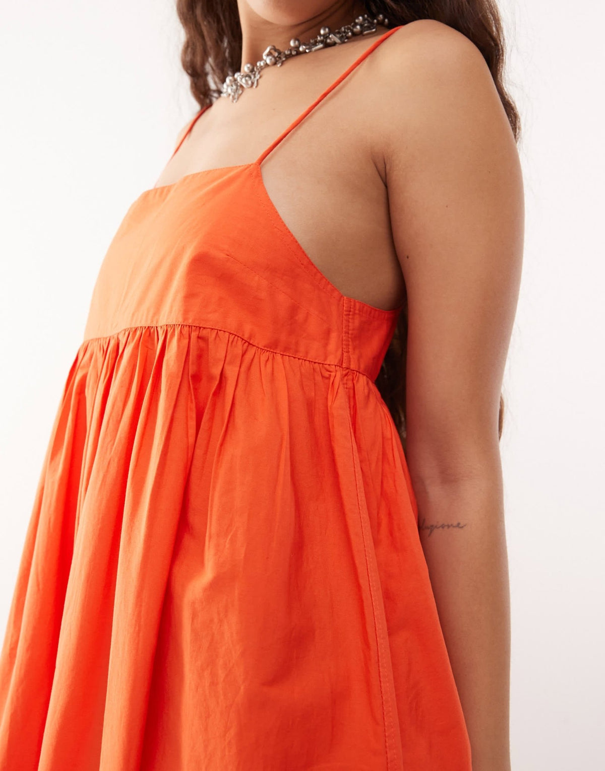 COLLUSION cami woven maxi dress in red - ASOS Sample Sale