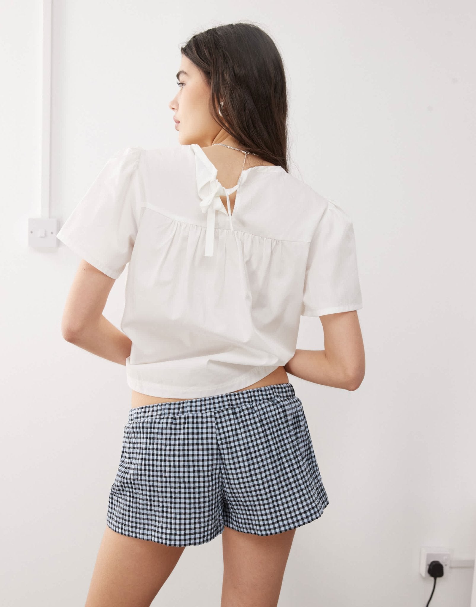 COLLUSION check boxer shorts - ASOS Sample Sale
