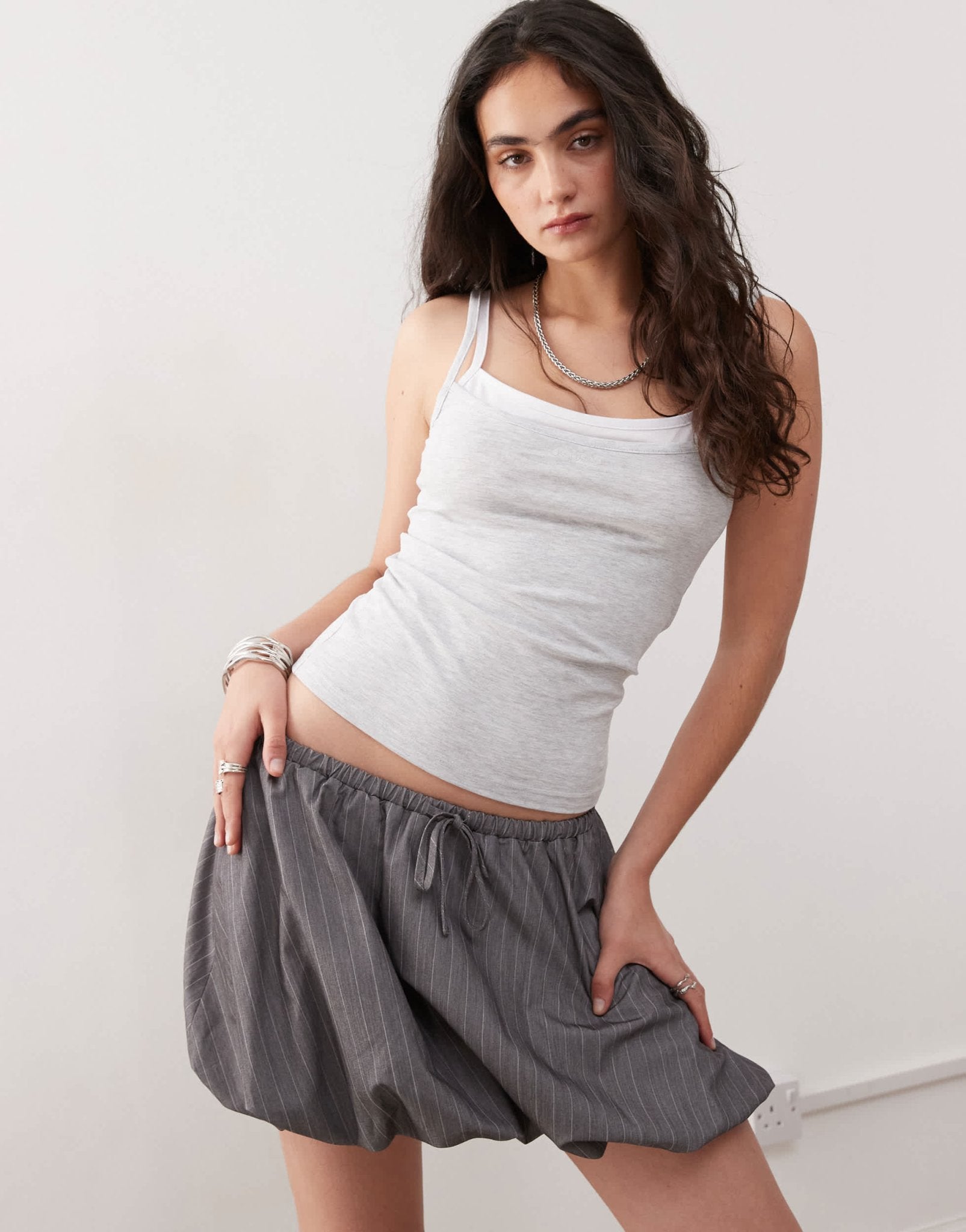 COLLUSION elevated double layer cami - ASOS Sample Sale
