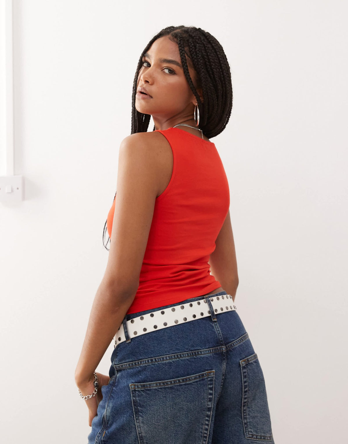 COLLUSION fruit print slash neck top in red - ASOS Sample Sale