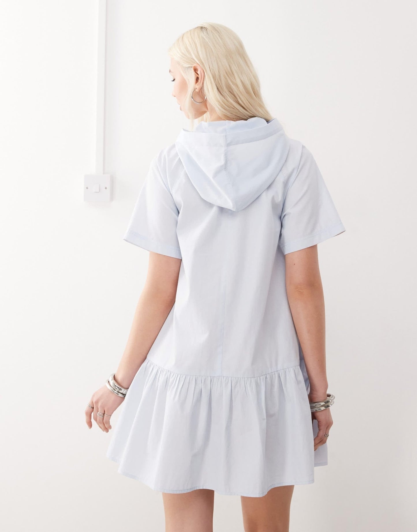 COLLUSION hooded sports mini dress - ASOS Sample Sale