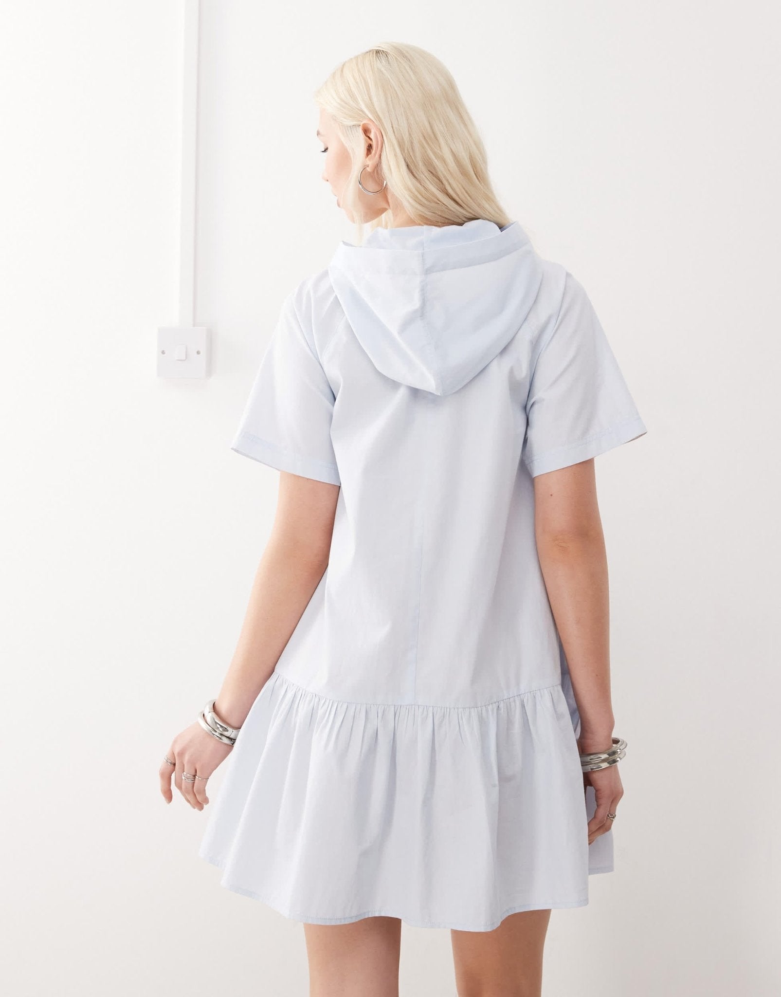 COLLUSION hooded sports mini dress - ASOS Sample Sale