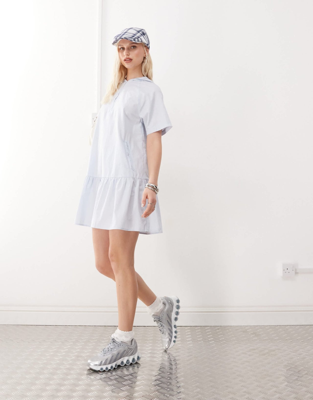 COLLUSION hooded sports mini dress - ASOS Sample Sale