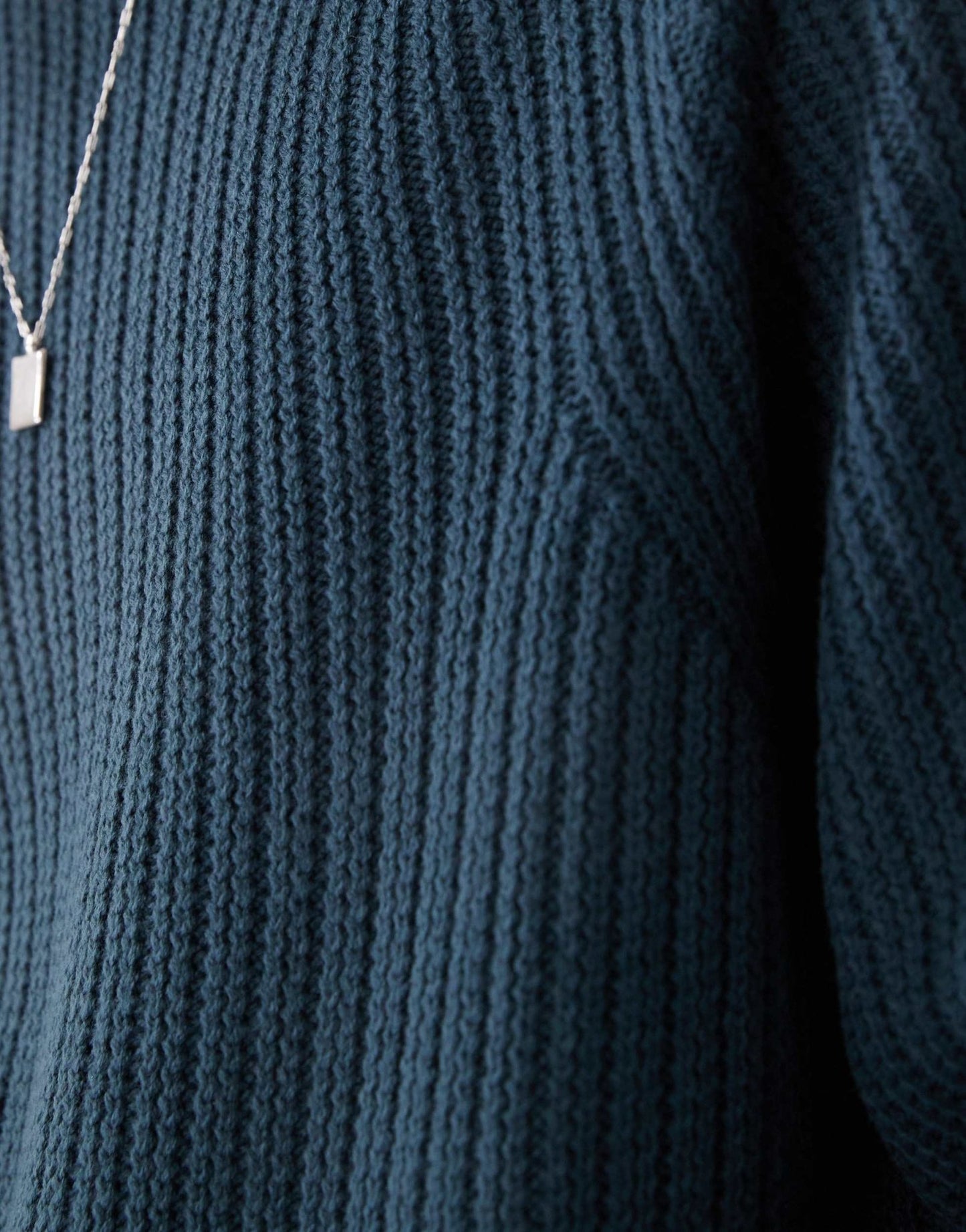 COLLUSION knitted crew neck jumper in navy - ASOS Sample Sale