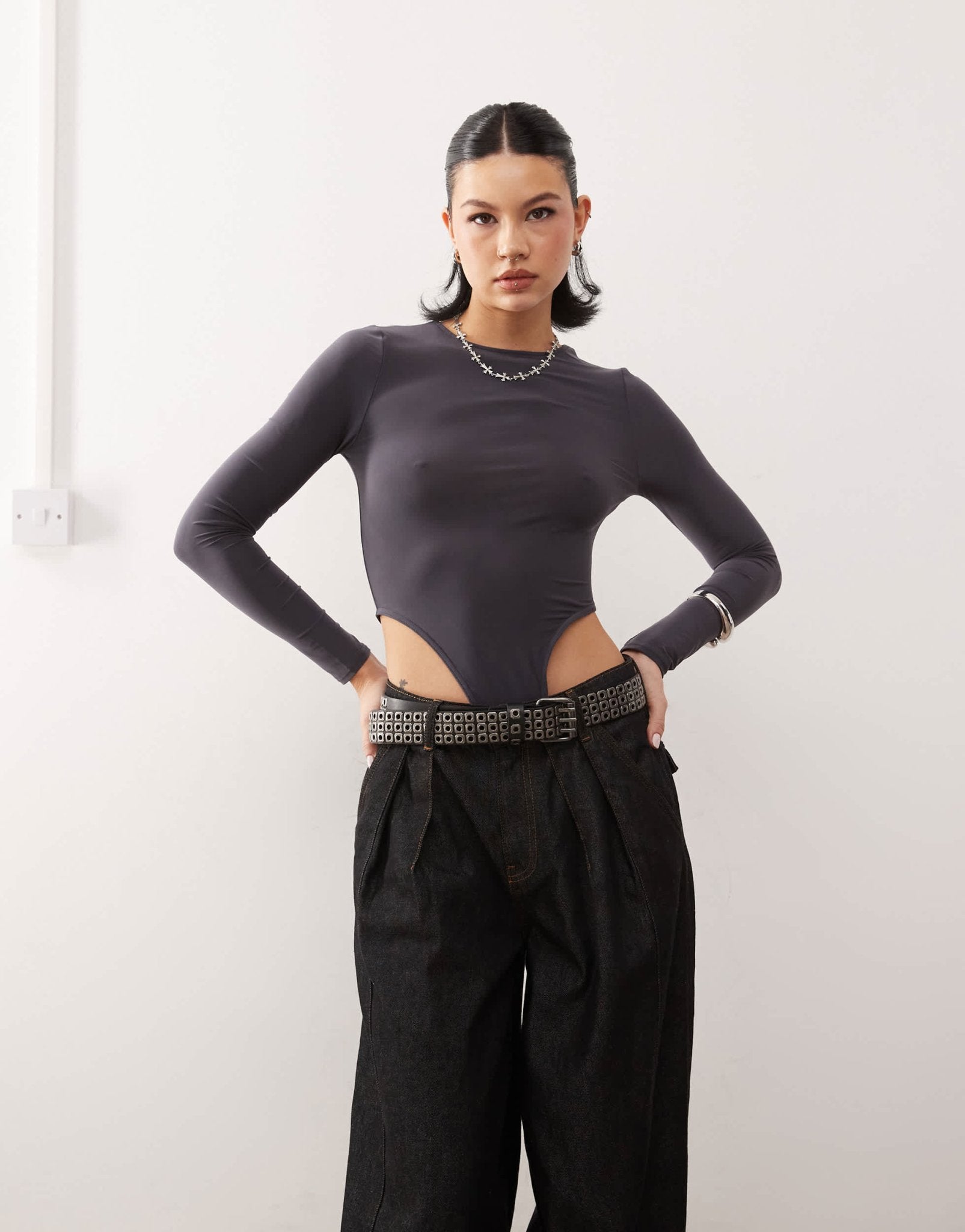 COLLUSION long sleeve bodysuit - ASOS Sample Sale