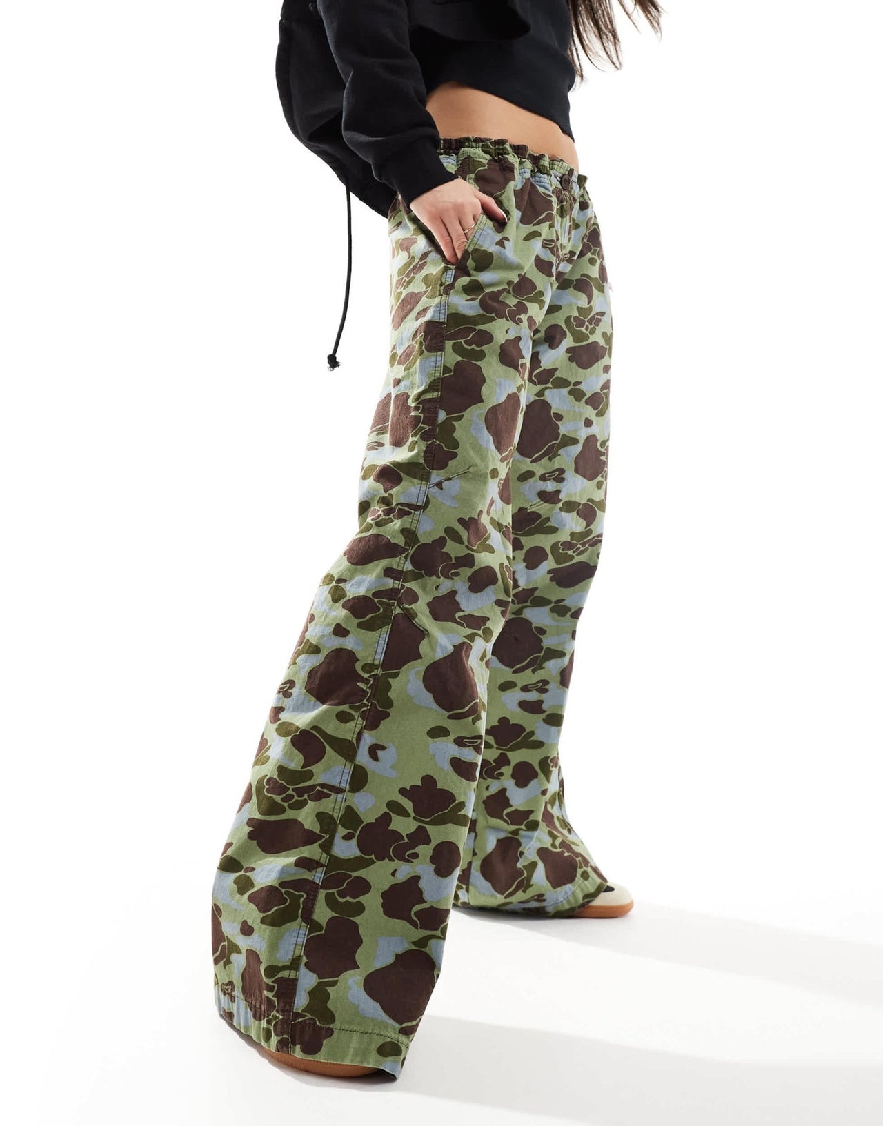 COLLUSION low rise camo trousers - ASOS Sample Sale