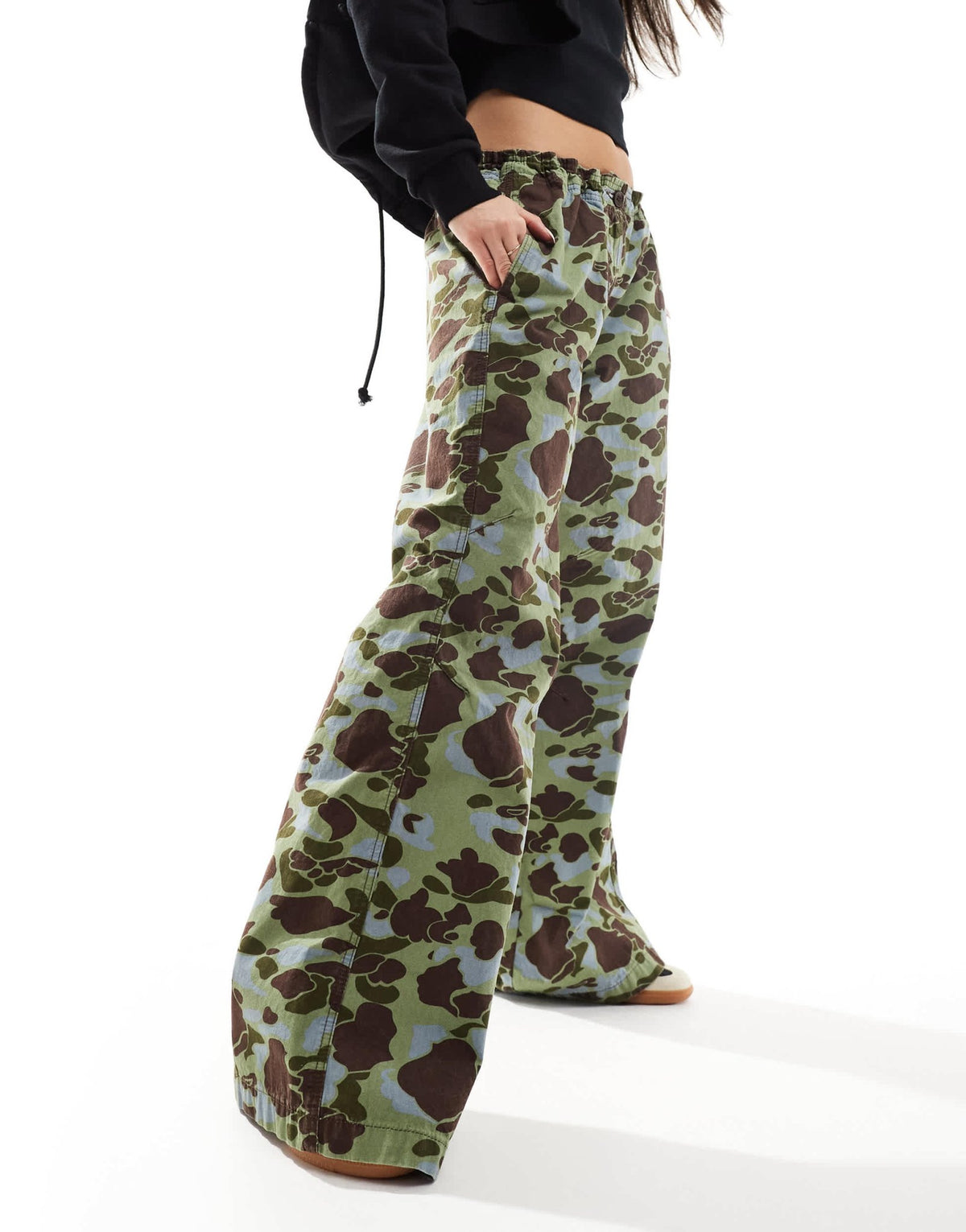 COLLUSION low rise camo trousers - ASOS Sample Sale