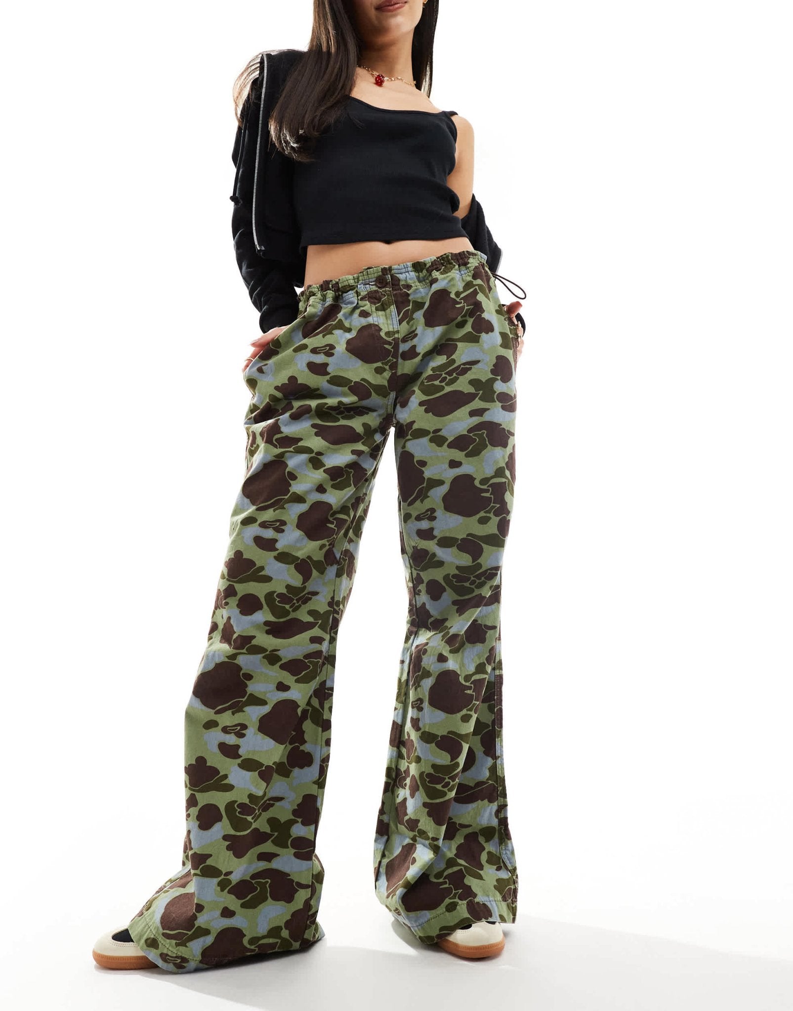 COLLUSION low rise camo trousers - ASOS Sample Sale
