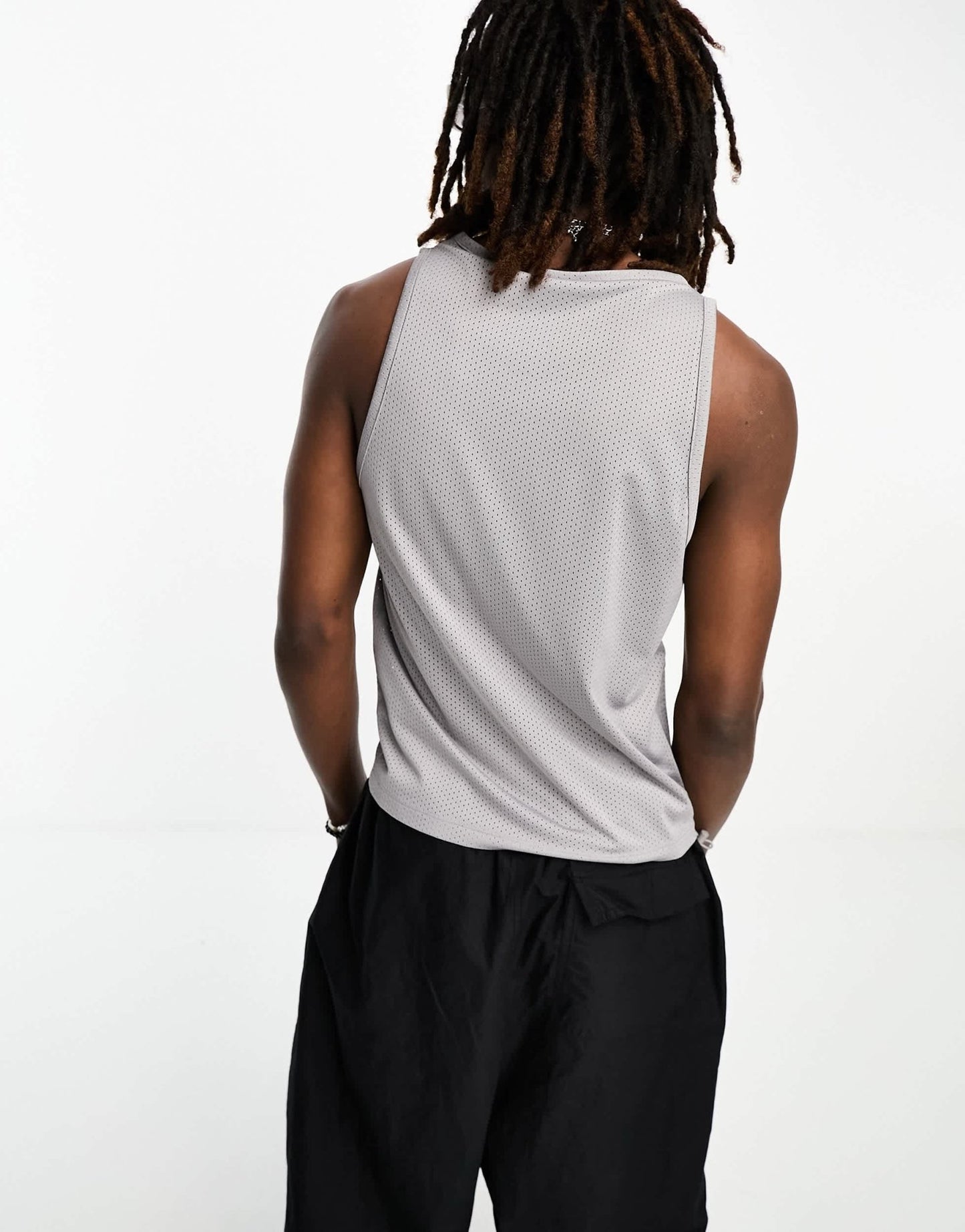 COLLUSION mesh vest in grey - ASOS Sample Sale