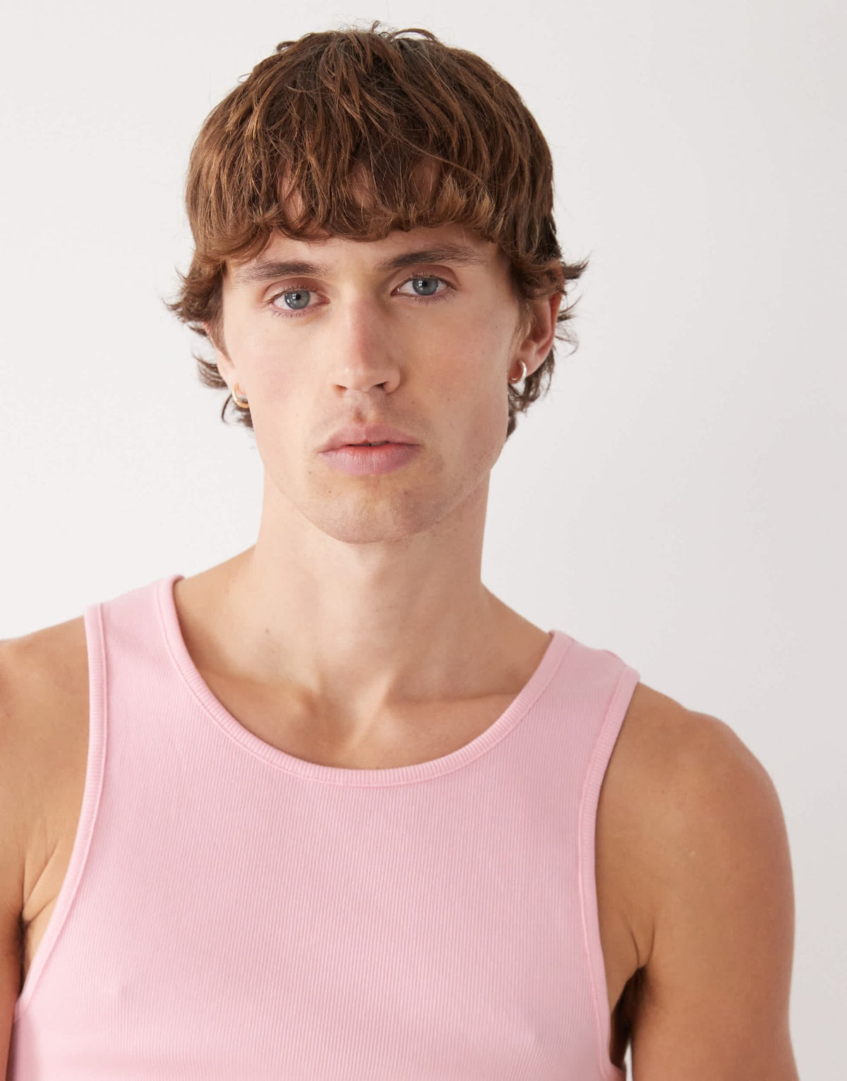 COLLUSION Muscle ribbed vest in pink - ASOS Sample Sale
